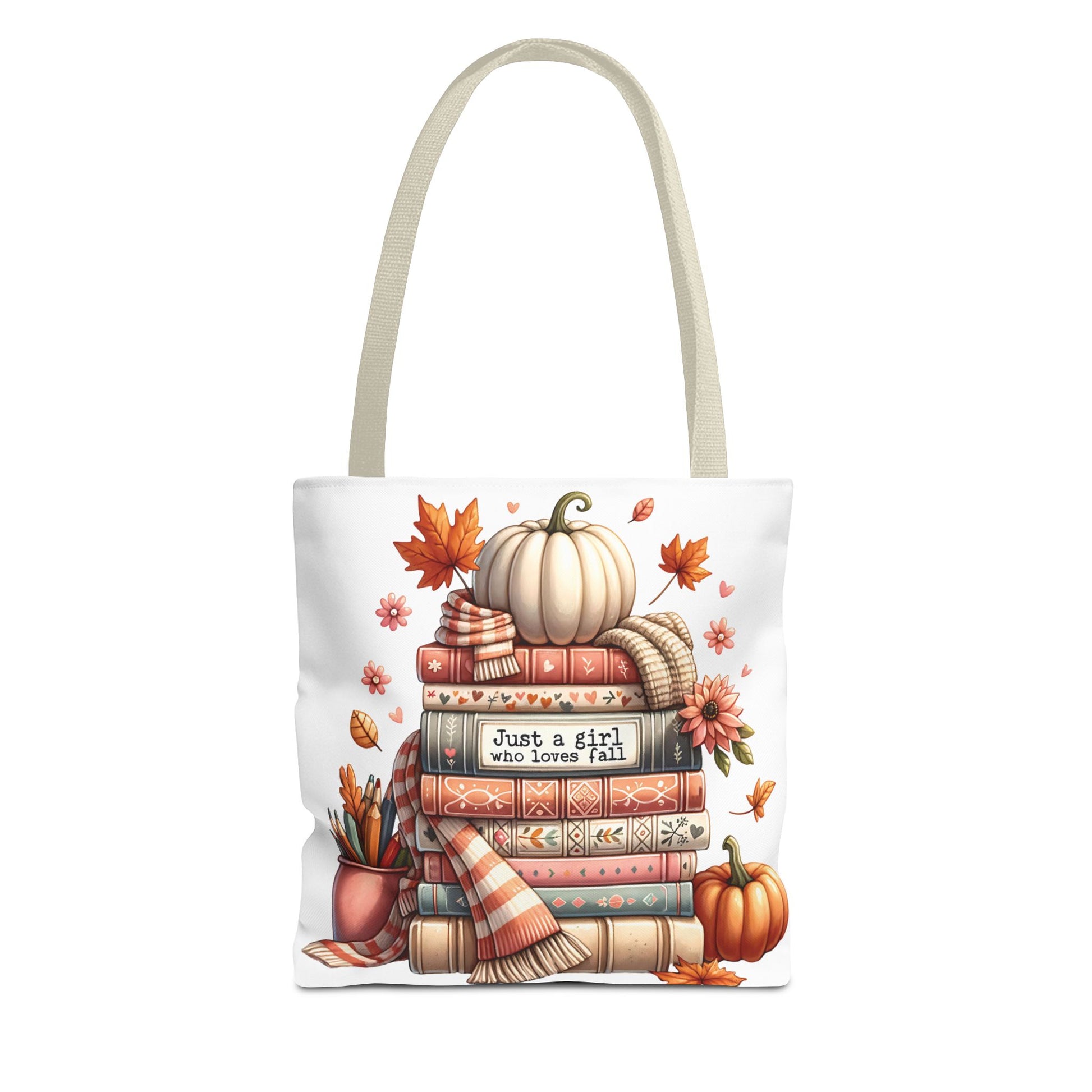 Fall Books Tote Bag - Autumn Accessory for Book Lovers - MRSBYVALLE