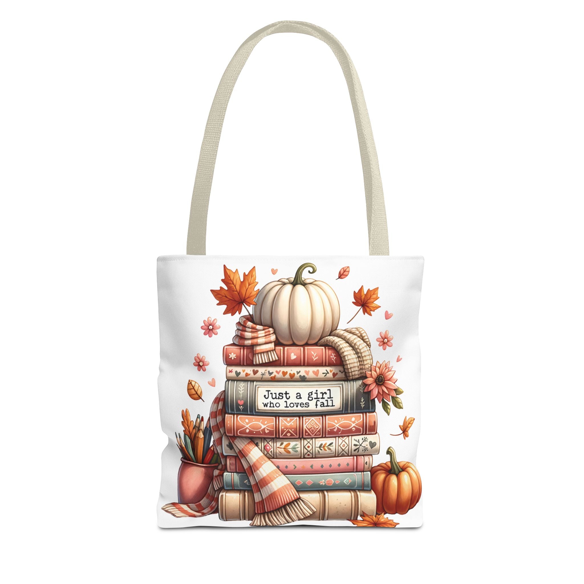 Fall Books Tote Bag - Autumn Accessory for Book Lovers - MRSBYVALLE