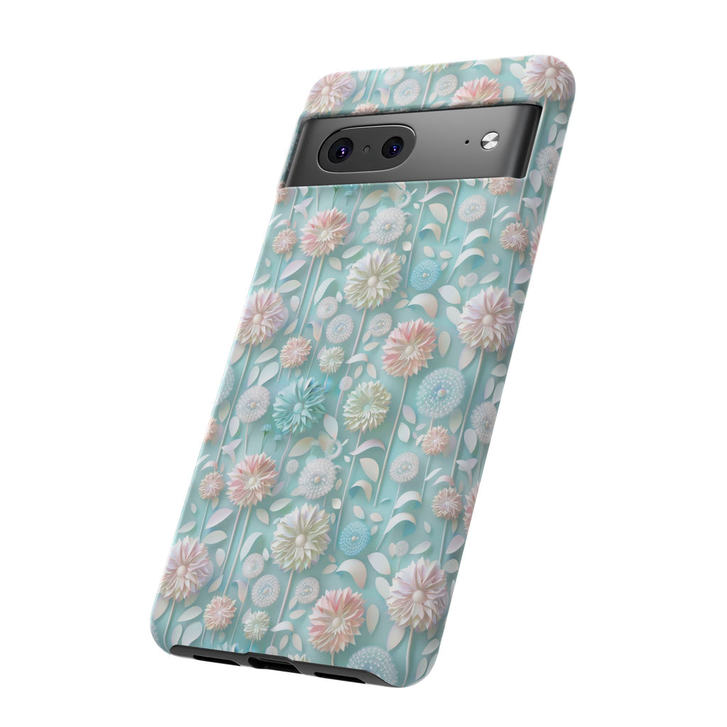 Pastel Floral Phone Case for iPhone & Samsung | Elegant and Slim Design with Shockproof Protection | Durable, Scratch-Resistant, and Lightweight | Stylish Accessory