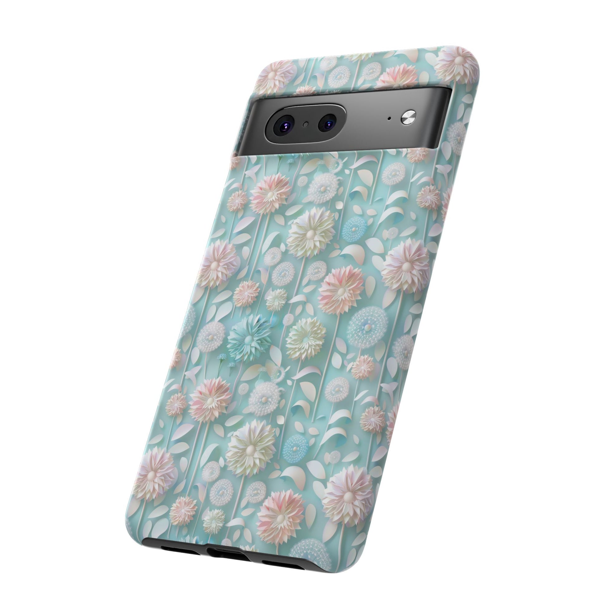 Pastel Floral Phone Case for iPhone & Samsung | Elegant and Slim Design with Shockproof Protection | Durable, Scratch-Resistant, and Lightweight | Stylish Accessory