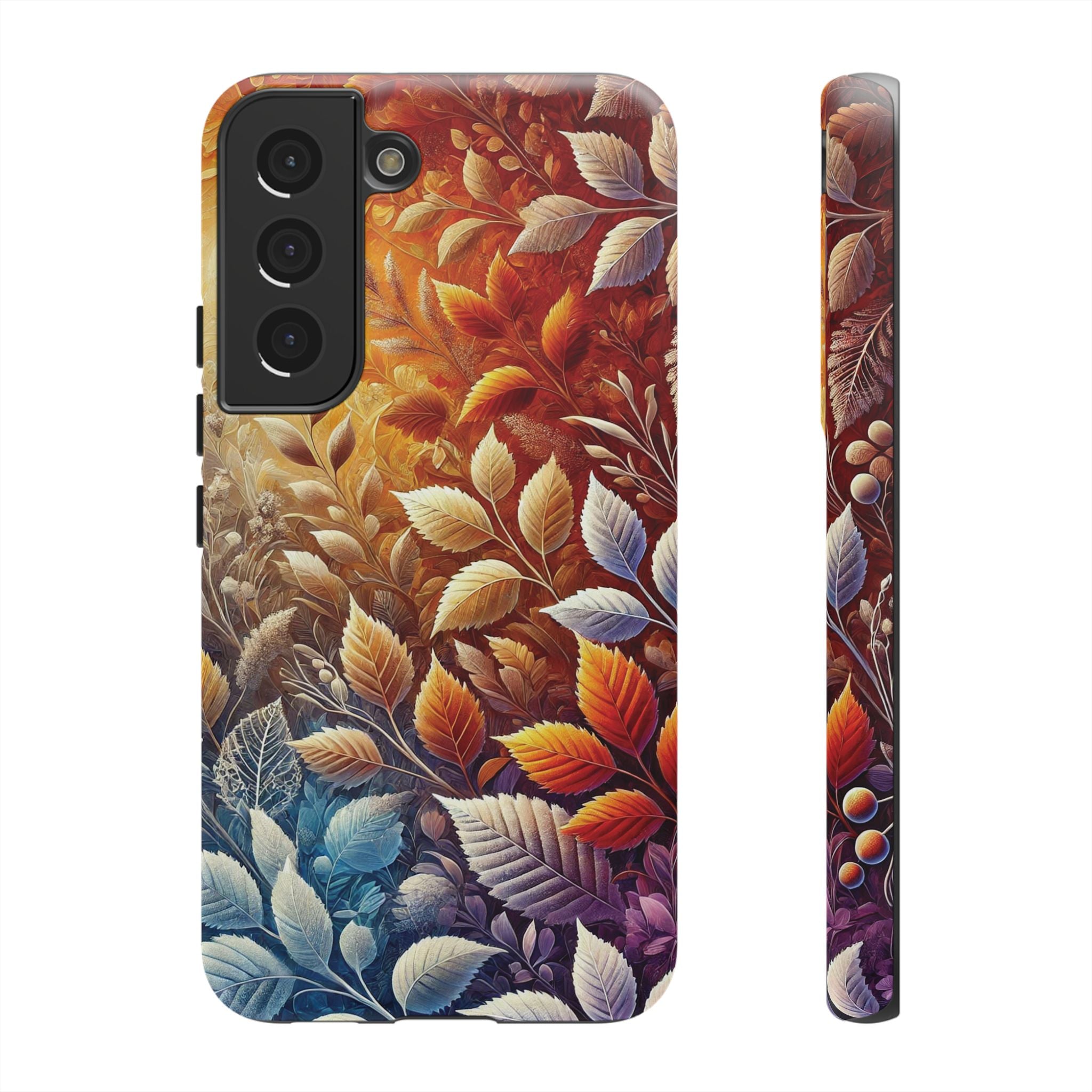 Beautiful Colorful Leaves Phone Case Vibrant Autumn Design for iPhone & Samsung, Durable Protection with Eye Catching Style, Perfect for Nature Lovers & Seasonal Charm Gift for Her