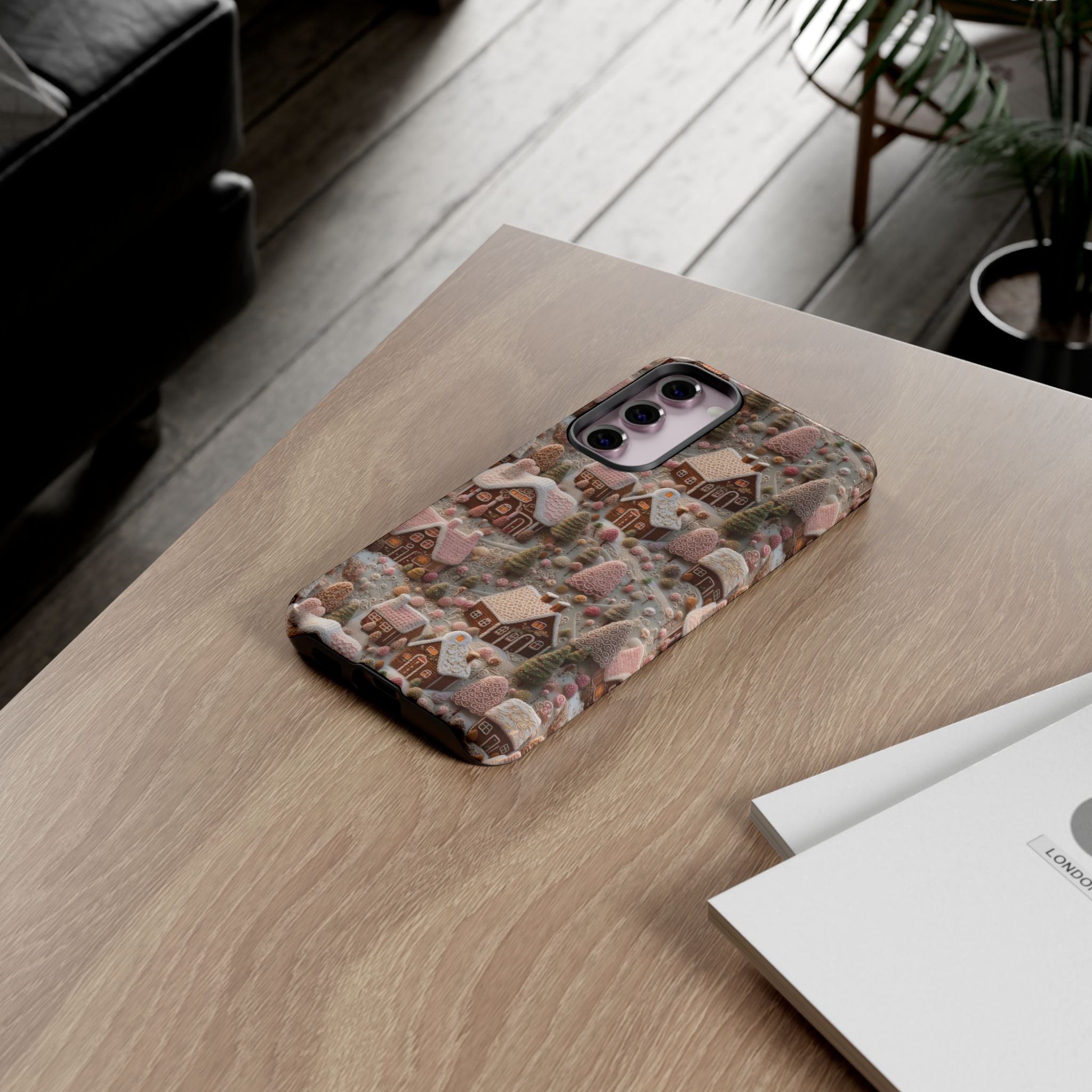 Gingerbread House 3D Phone Case Durable for iPhone Samsung Gift iPhone 15, 14, 13 Samsung Pixel Gift for Mom Accessory Gift for Her