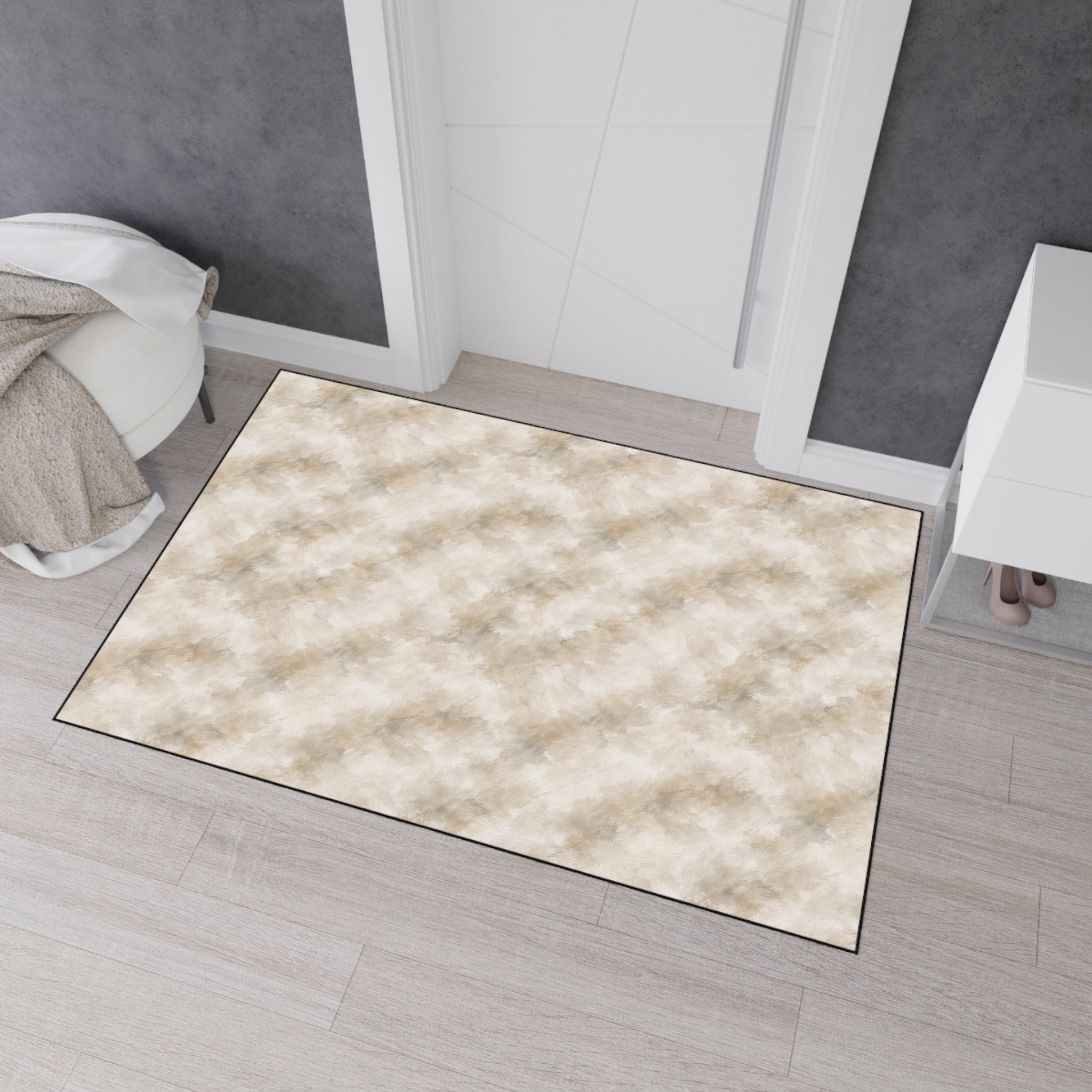 Textured Canvas Utility Floor Mat — Atelier Collection