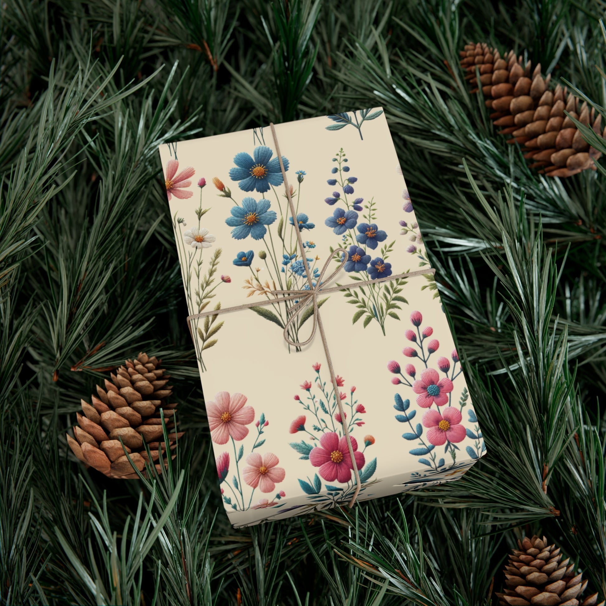 Best Beautiful Wildflower Wrapping Paper Vibrant Floral Patterns on Premium Quality Paper for All Occasions Perfect for Birthdays, Weddings, and Special Celebrations Mother's Day, Christmas - MRSBYVALLE