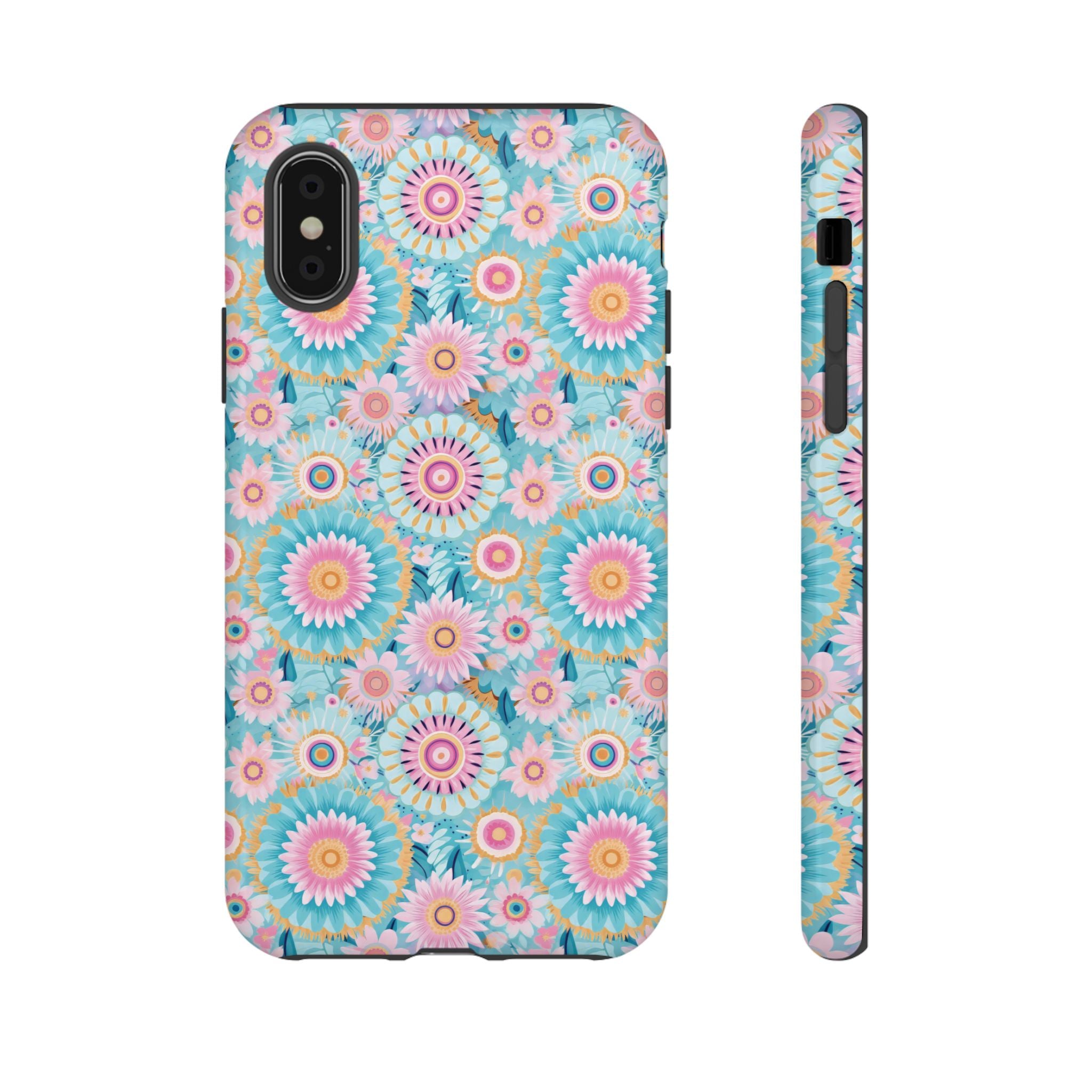 Boho Modern Watercolor Abstract Phone Case Compatible with iPhone, Samsung & More - Stylish, Durable Protection with Vibrant Artistic Design Perfect Gift for Her
