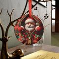 Enchanting 3D Illusion Santa Claus Ornament Festive Holiday Décor | Captivating Optical Illusion | Perfect for Christmas Tree, Gift, or Home Decoration Gift Giving - MRSBYVALLE