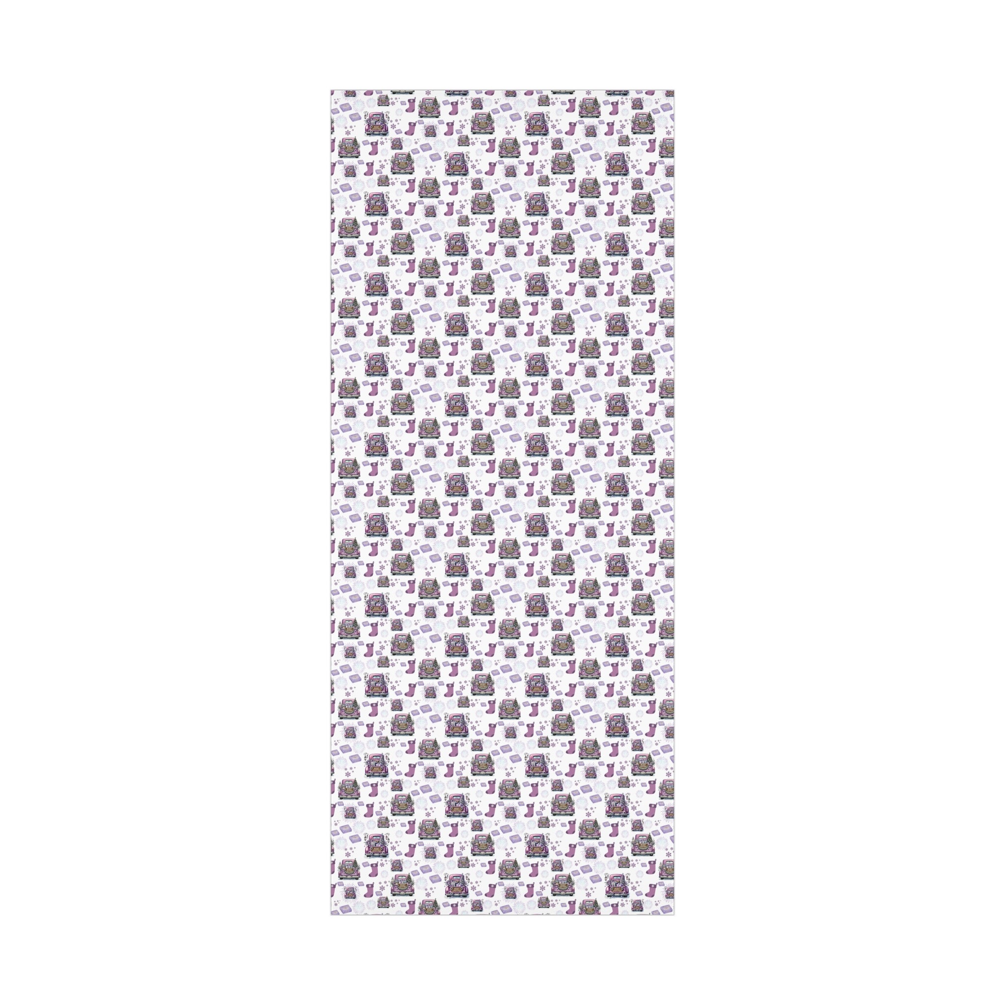 Elegant Lavender Christmas Wrapping Paper Soft Pastel Design with Snowflakes and Sparkling Accents, Perfect for Adding a Unique Touch to Your Holiday Gifts - MRSBYVALLE