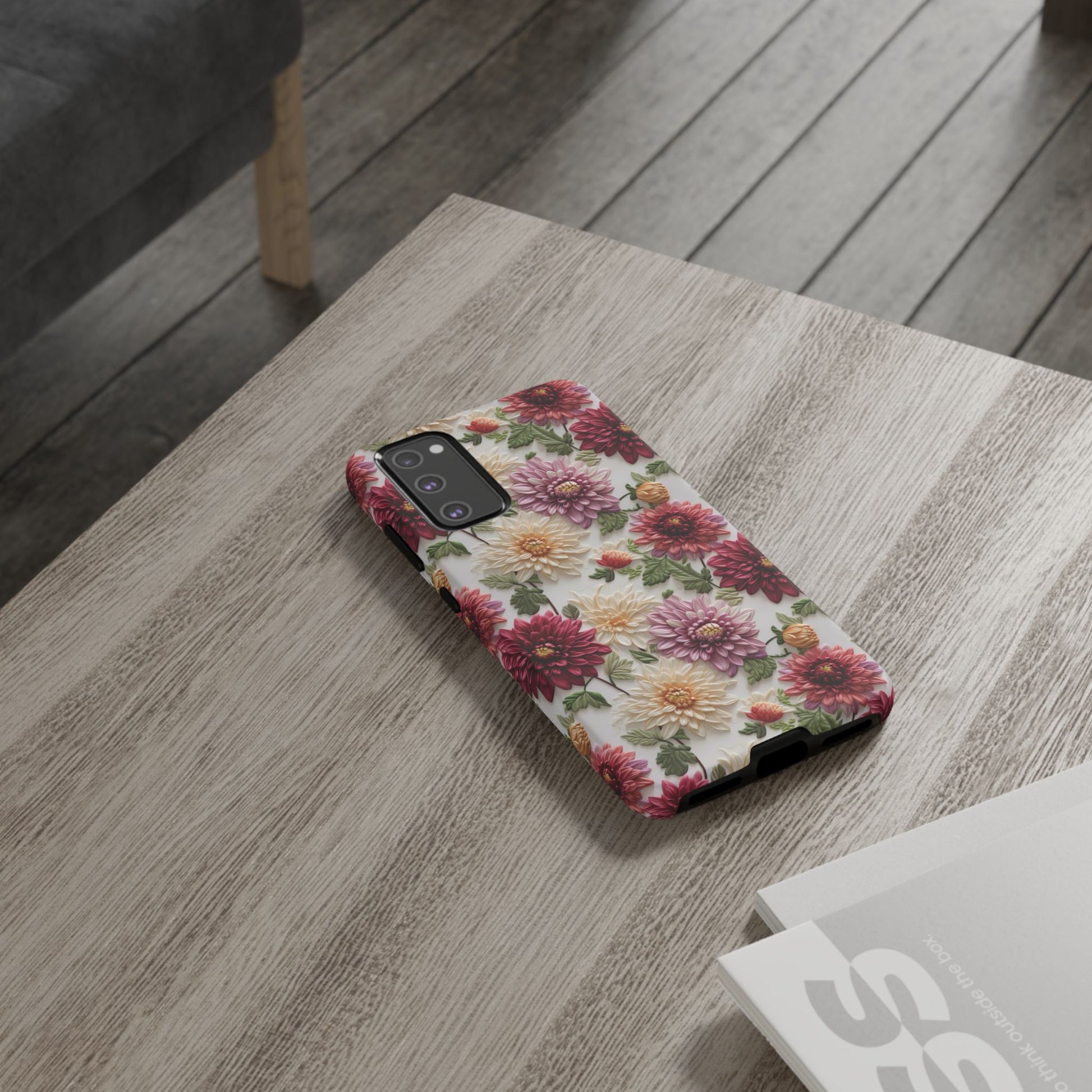 Floral Fall Phone Case for iPhone 16 pro15 14 13 12  21 23 Samsung, and Pixel | Stylish Protective Cover Gift for Her Perfect for Floral Lover - MRSBYVALLE