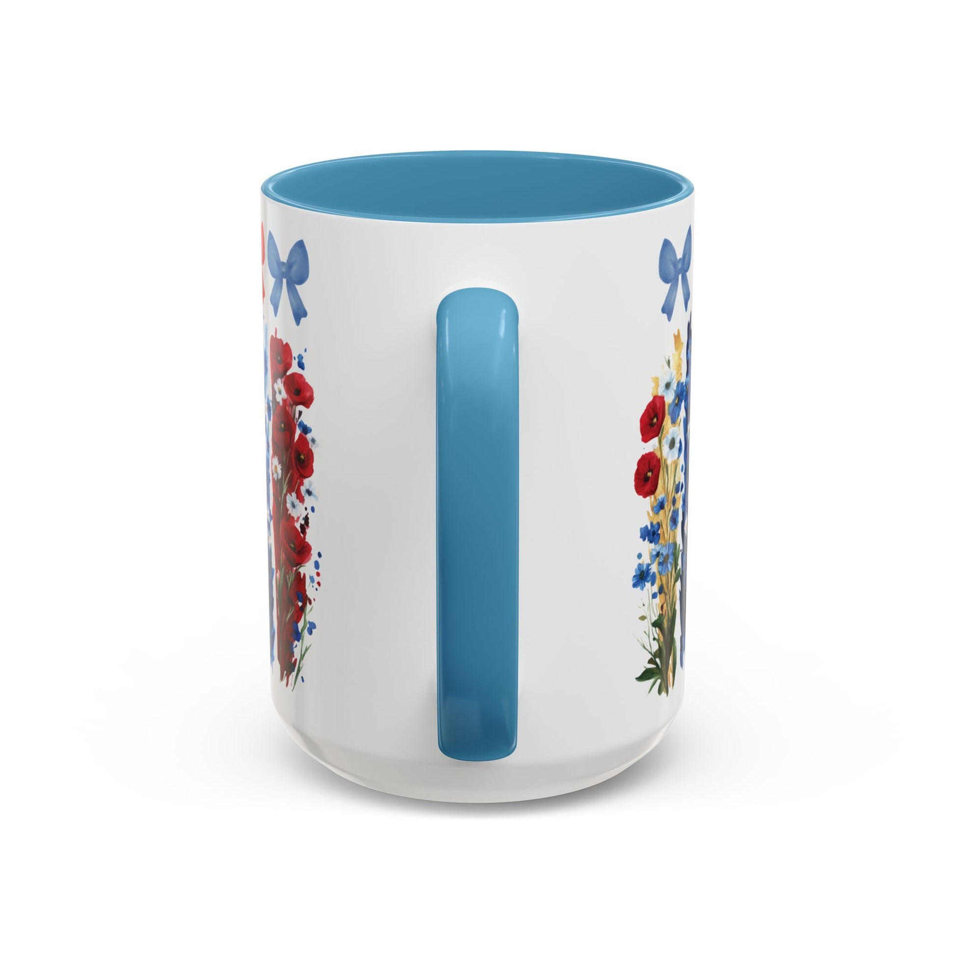Brushstroke floral With Bows| Christian Mug with Bible Verse | Inspirational Gift for Christians | 11oz and 15oz Ceramic Coffee Mug Cozy Spring Mornings