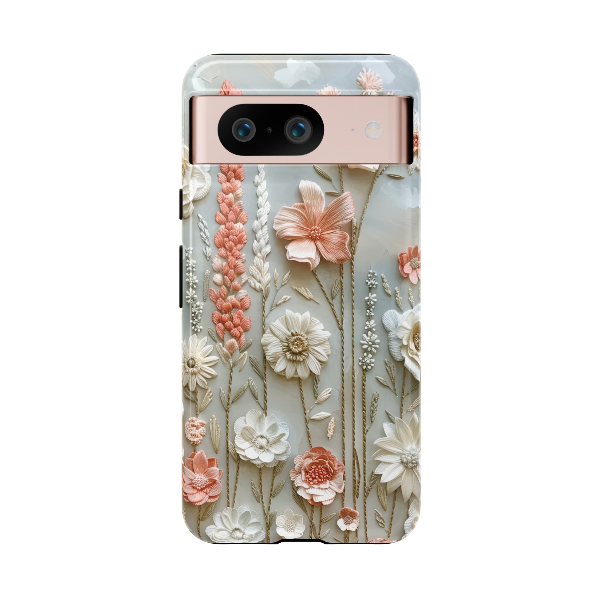 Pastel Wildflowers Protective Phone Case Gift for Her Phone 15, Samsung iPhone Samsung Gift for Her Case iPhone 15, Samsung iPhone Samsung Accessory Gift for Her