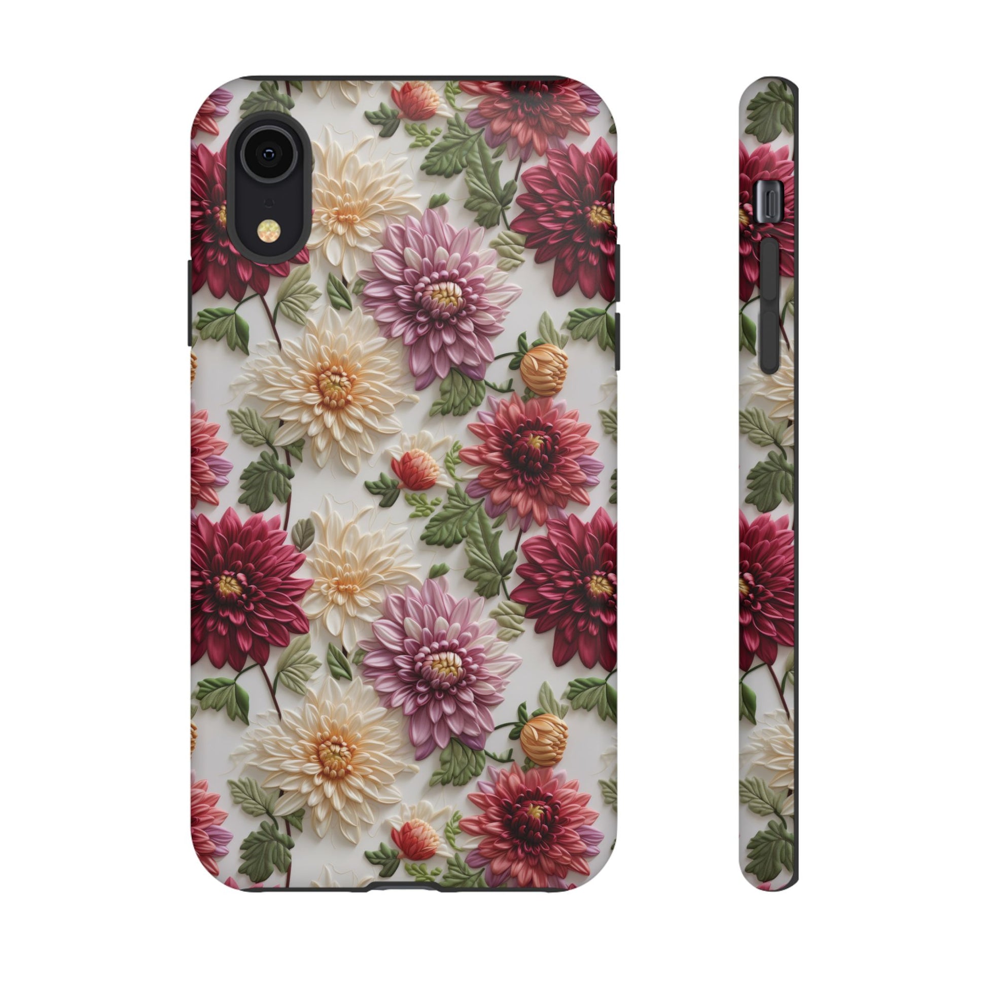 Floral Fall Phone Case for iPhone 16 pro15 14 13 12  21 23 Samsung, and Pixel | Stylish Protective Cover Gift for Her Perfect for Floral Lover - MRSBYVALLE