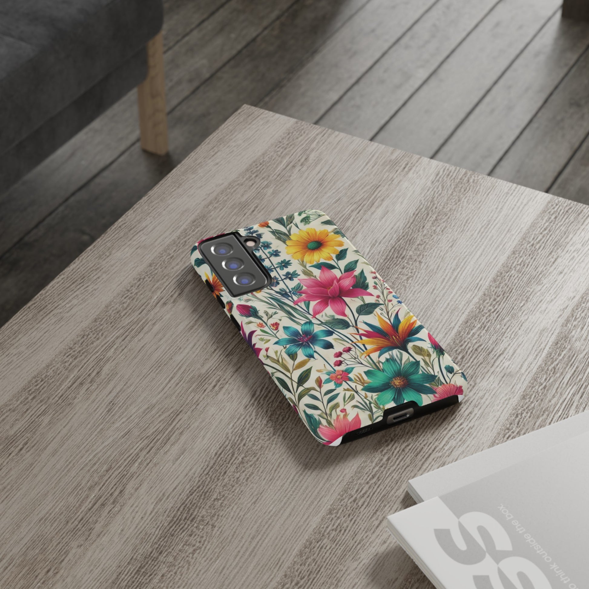 Wildflowers Boho Chic Design Phone Case - Stylish, Protective Cover for All Models Gift for Mom Accessory Gift for Her