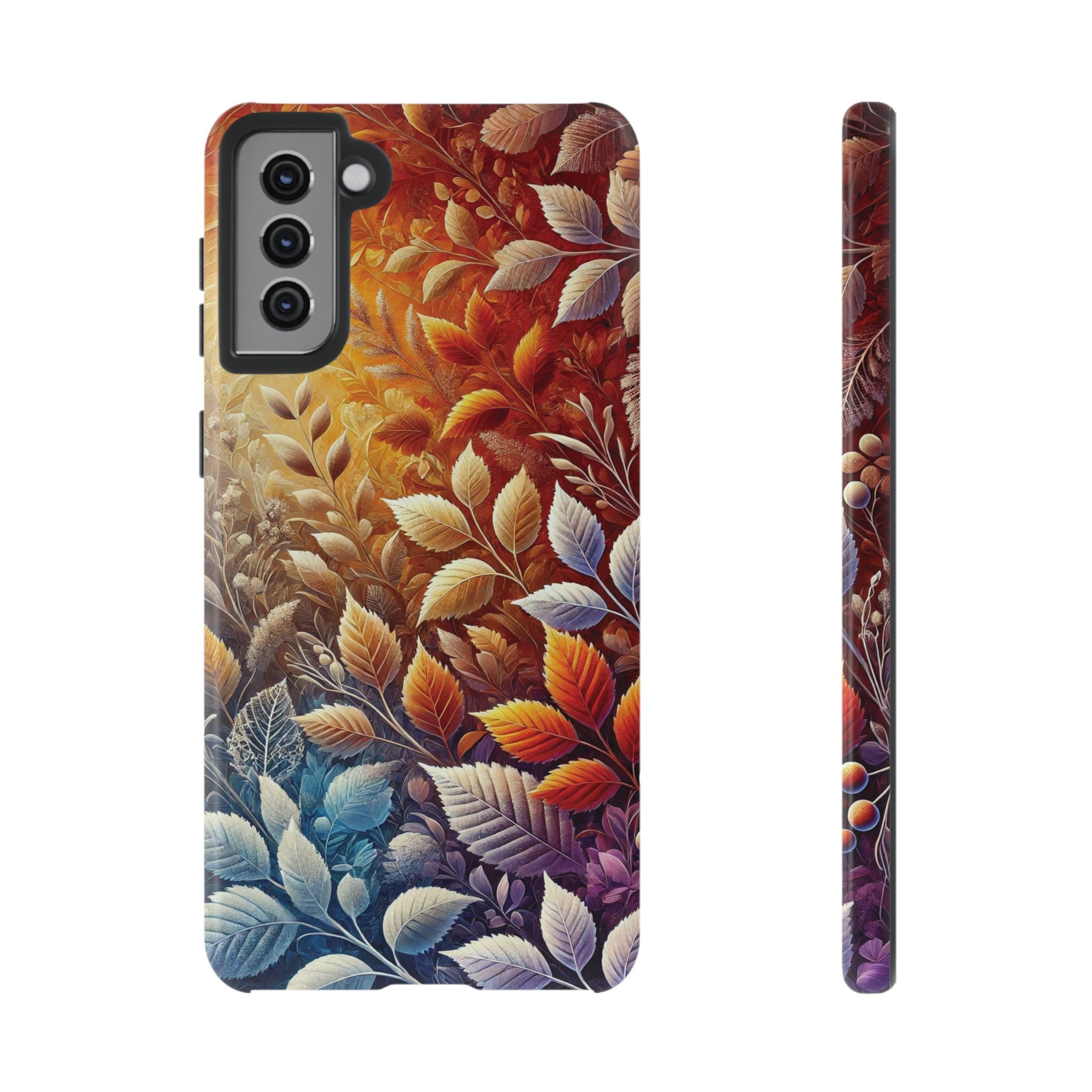 Beautiful Colorful Leaves Phone Case Vibrant Autumn Design for iPhone & Samsung, Durable Protection with Eye Catching Style, Perfect for Nature Lovers & Seasonal Charm Gift for Her