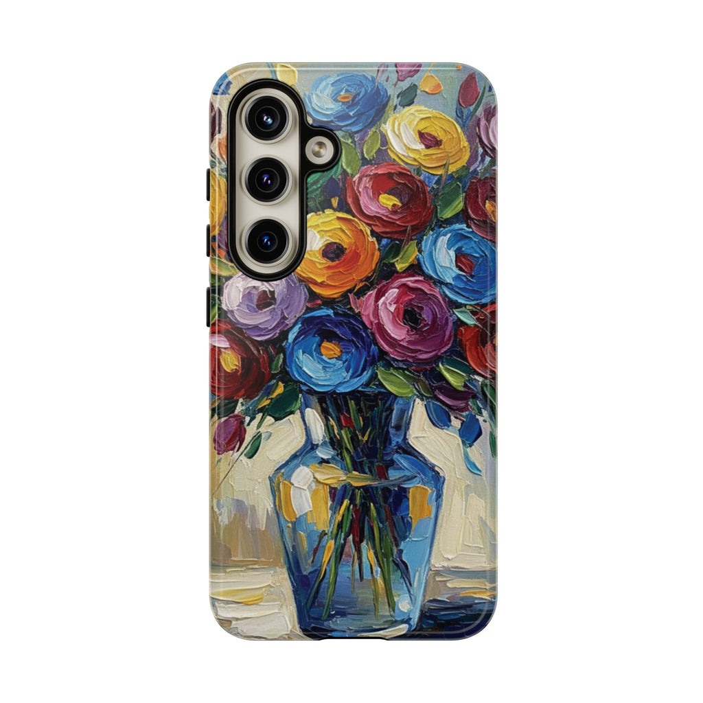 Floral Luxury Oil Painting Illusion Tough Case — Floral Art Phone Case for Art Lovers