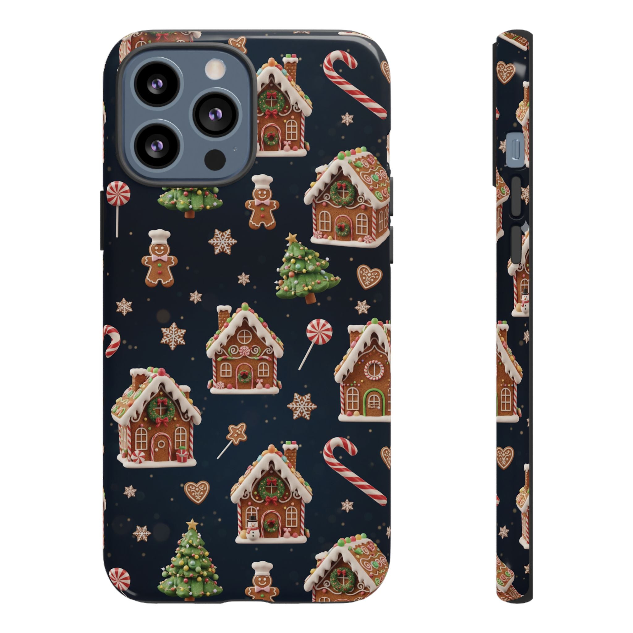 3D Gingerbread House Christmas Phone Case | Premium Holiday Gift Cover for iPhone 17, iPhone, and Samsung Galaxy Gift for Her or Him