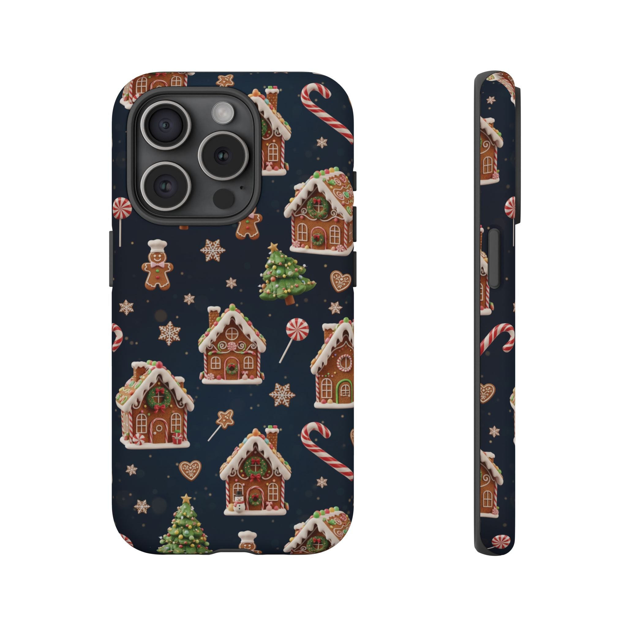 3D Gingerbread House Christmas Phone Case | Premium Holiday Gift Cover for iPhone 17, iPhone, and Samsung Galaxy Gift for Her or Him
