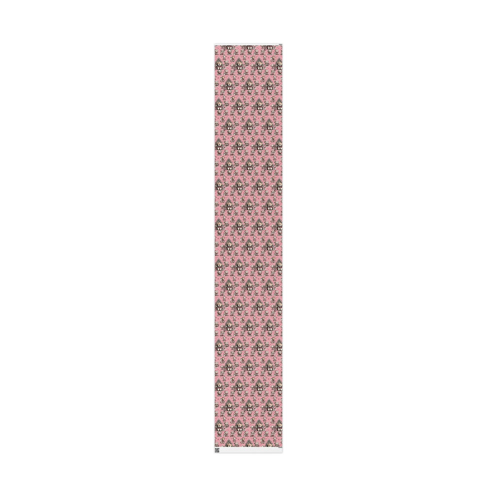 Whimsical Pink Teddy Bear Wrapping Paper Cute Holiday Gift Wrap for Sweet  Cozy Presents
