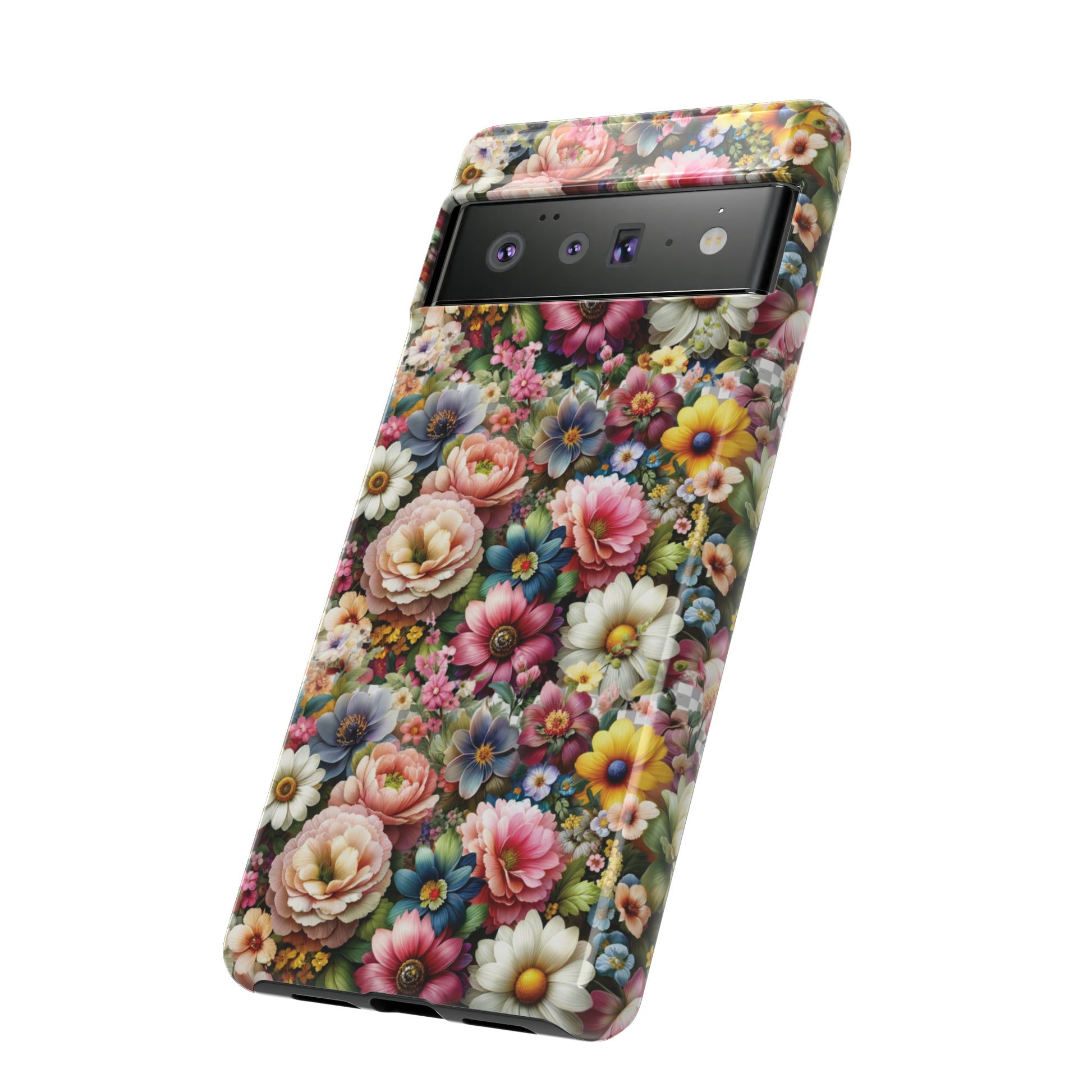 Floral Luxury Phone Tough Case Floral Elegant Durable Stylish for Modern Devices iPhone 15, Samsung iPhone Samsung Accessory Gift for Her.