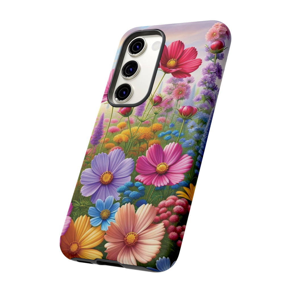 Bright Floral Phone Case Durable for iPhone Samsung Gift iPhone 15, 14, 13 Samsung Pixel Gift for Mom Accessory Gift for Her