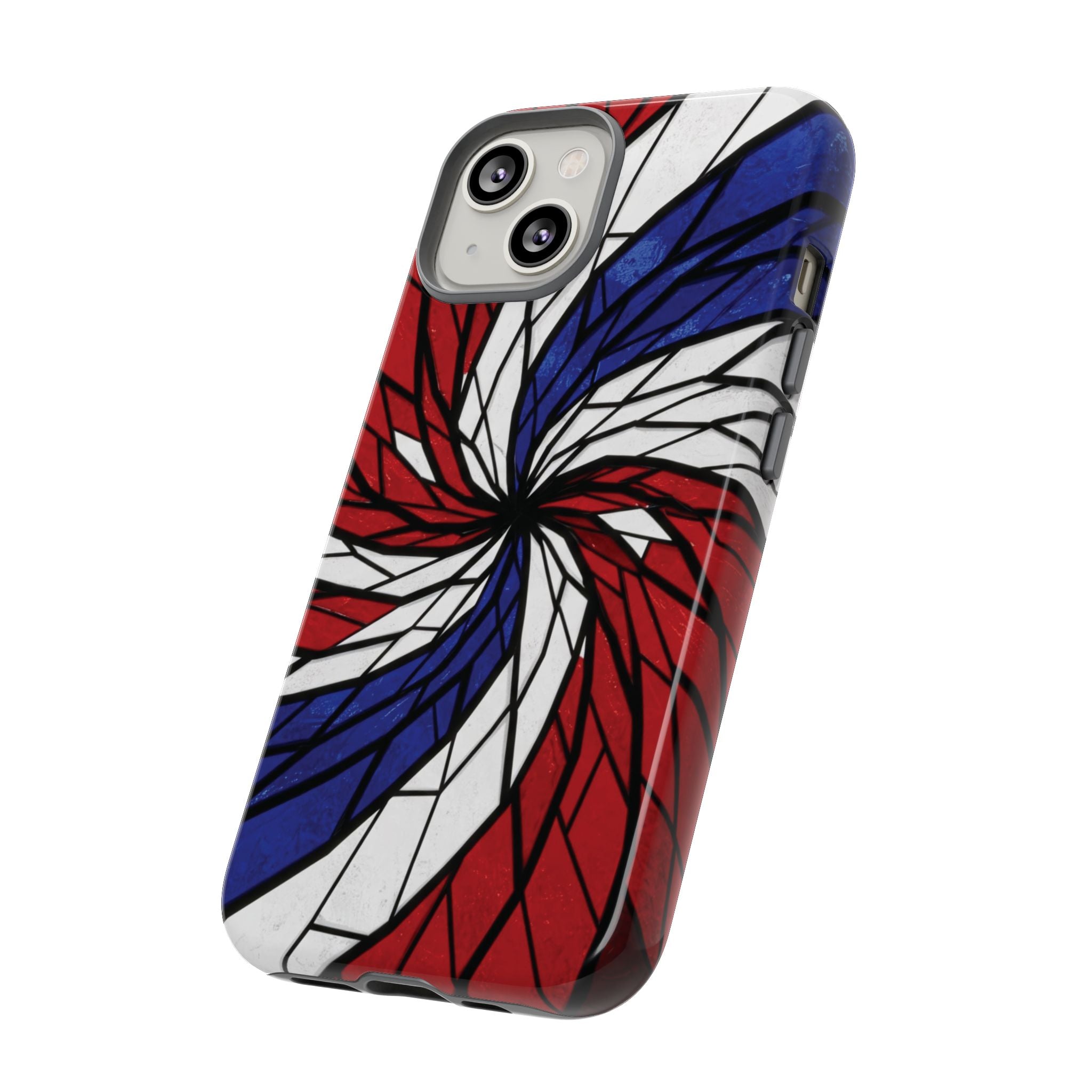 Patriotic Red White & Blue Phone Case – USA Flag Design, Independence Day Gift, Protective Cover for iPhone, Samsung, Pixel