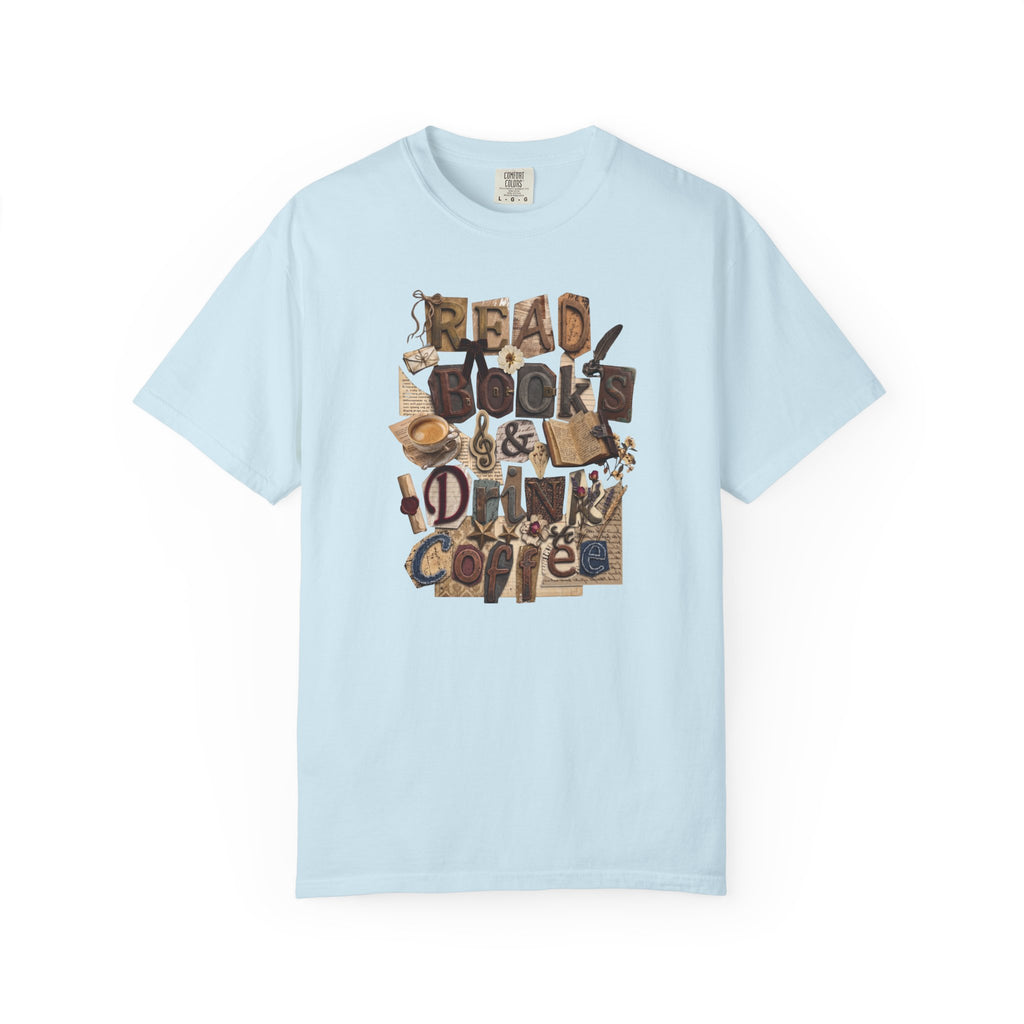 Read Books Drink Coffee T-Shirt | Book Lover Shirt | Coffee Lover Gift | Reader Tee | Bibliophile Shirt | Cozy Reading Aesthetic