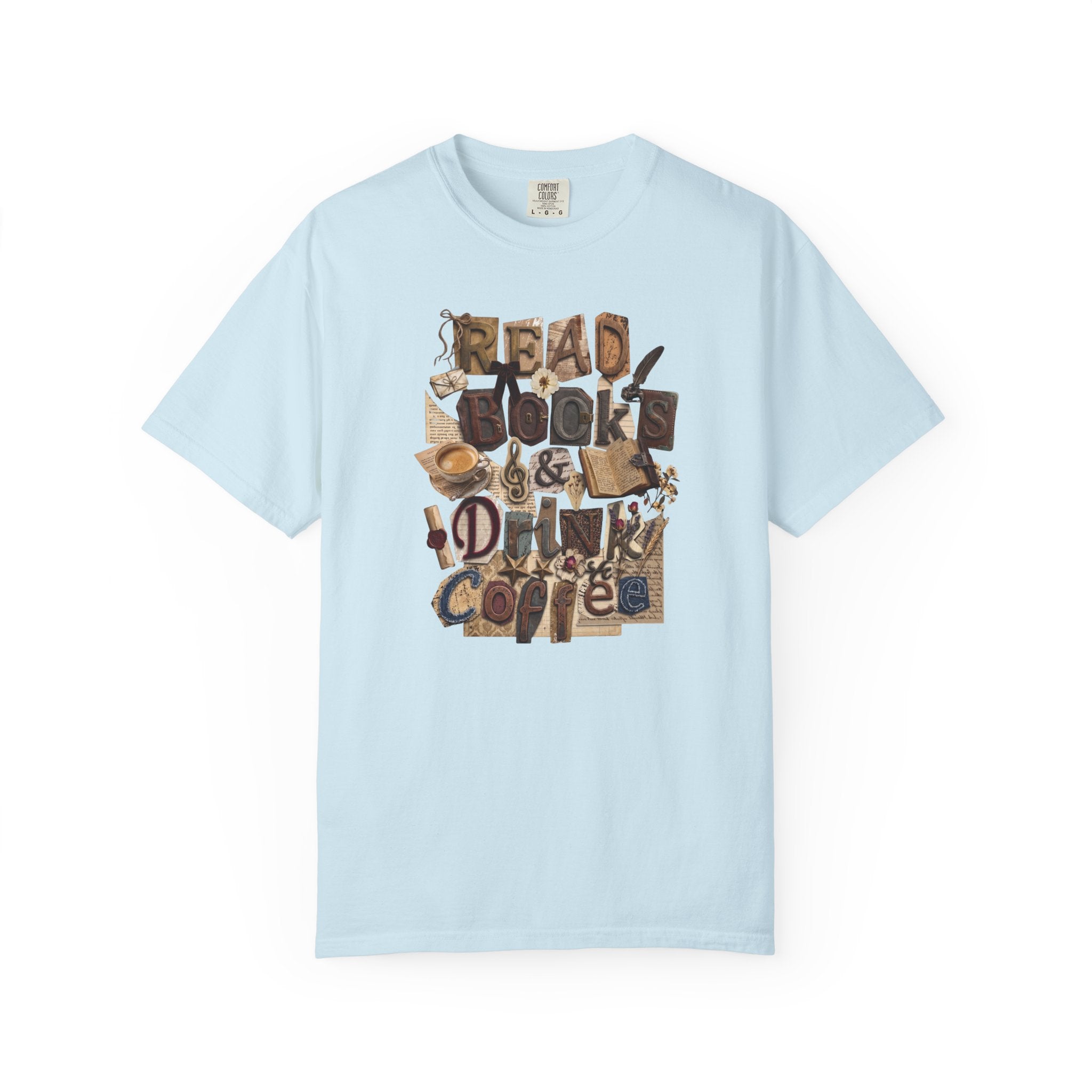 Read Books Drink Coffee T-Shirt | Book Lover Shirt | Coffee Lover Gift | Reader Tee | Bibliophile Shirt | Cozy Reading Aesthetic