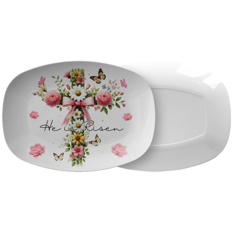 10x14_Platter_He_Is_Risen_Floral_Cross_Combo_Mockup.png