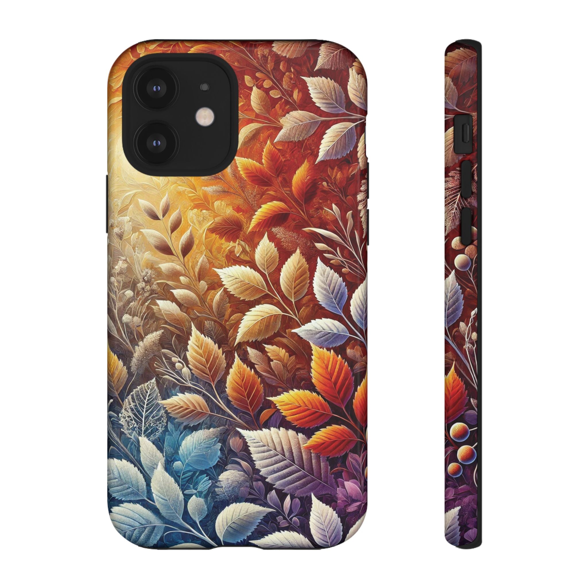Beautiful Colorful Leaves Phone Case Vibrant Autumn Design for iPhone & Samsung, Durable Protection with Eye Catching Style, Perfect for Nature Lovers & Seasonal Charm Gift for Her