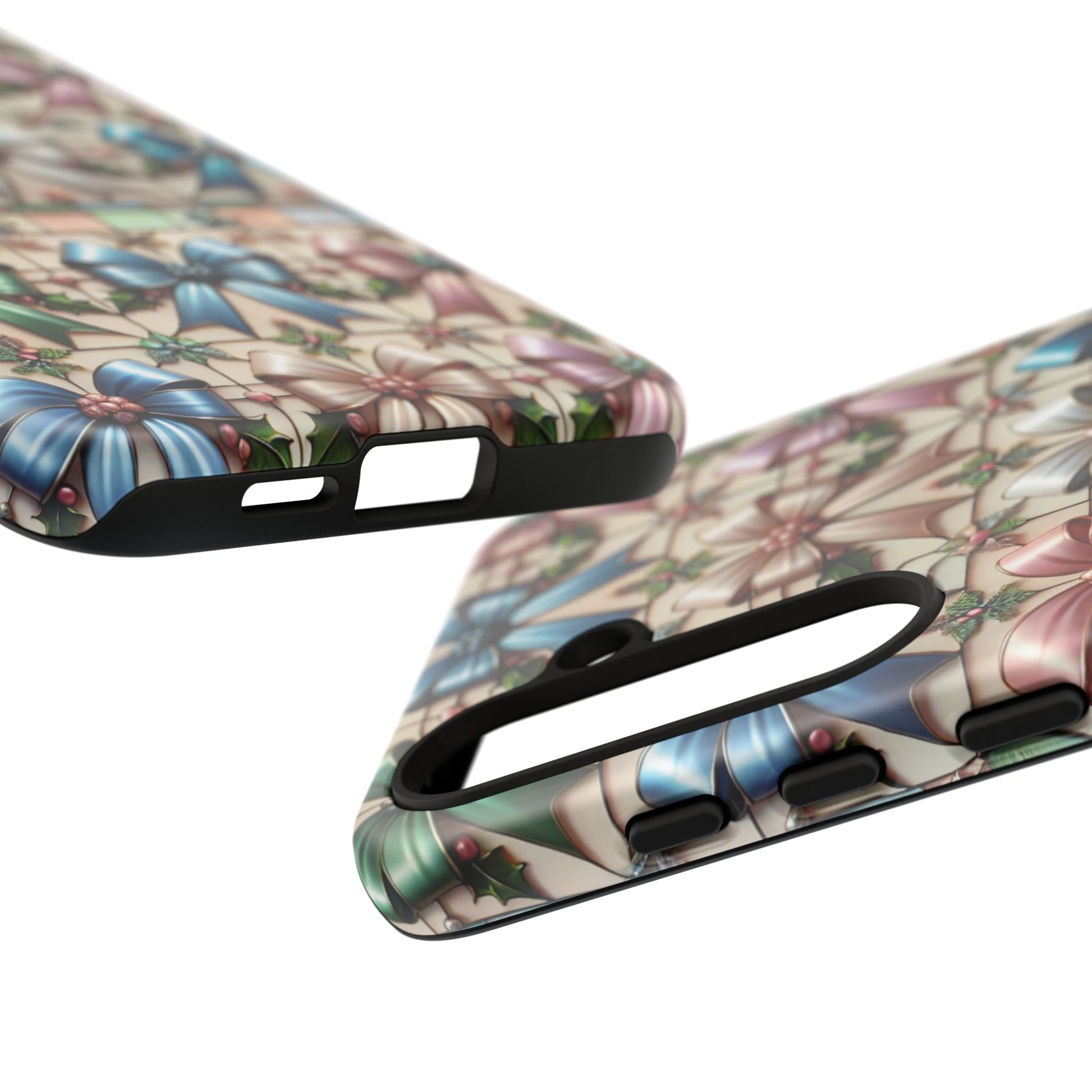 Coquette Bows Pastel Phone Case for iPhone 17 ,  15 14 13 12  21 23 Samsung, and Pixel | Stylish Protective Cover Gift for Her Perfect for Floral Lover