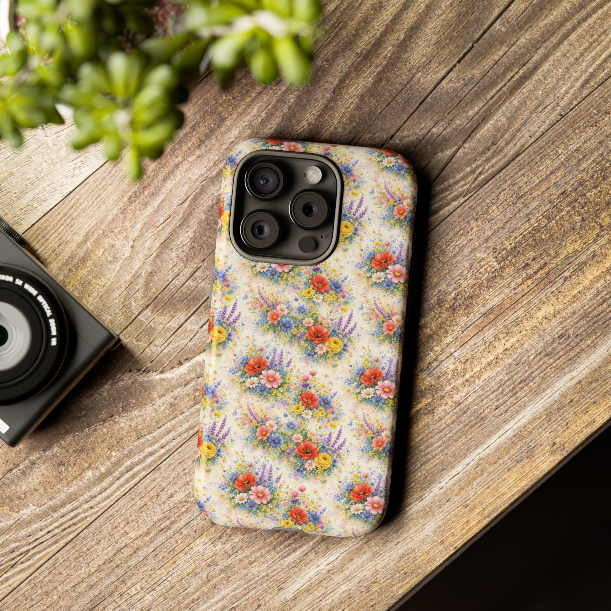 Watercolor Wildflowers Phone Case — Tough Cases