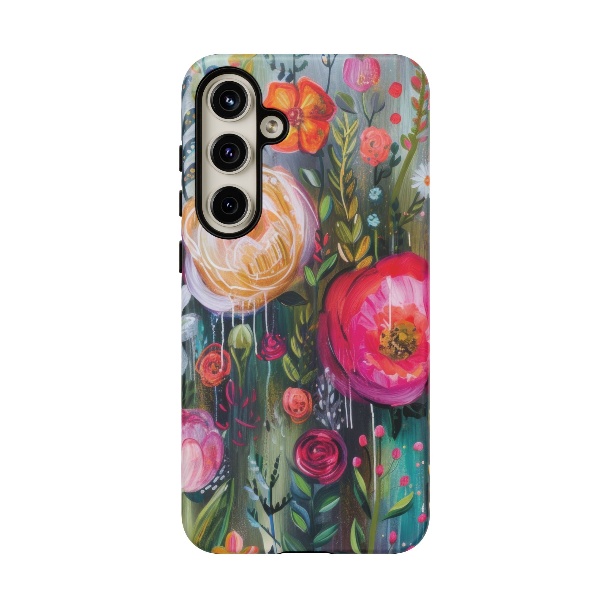 Watercolor Boho Floral Phone Case for iPhone 17 case Samsung, and Pixel | Stylish Protective Cover Gift for Her Perfect for Floral Lover