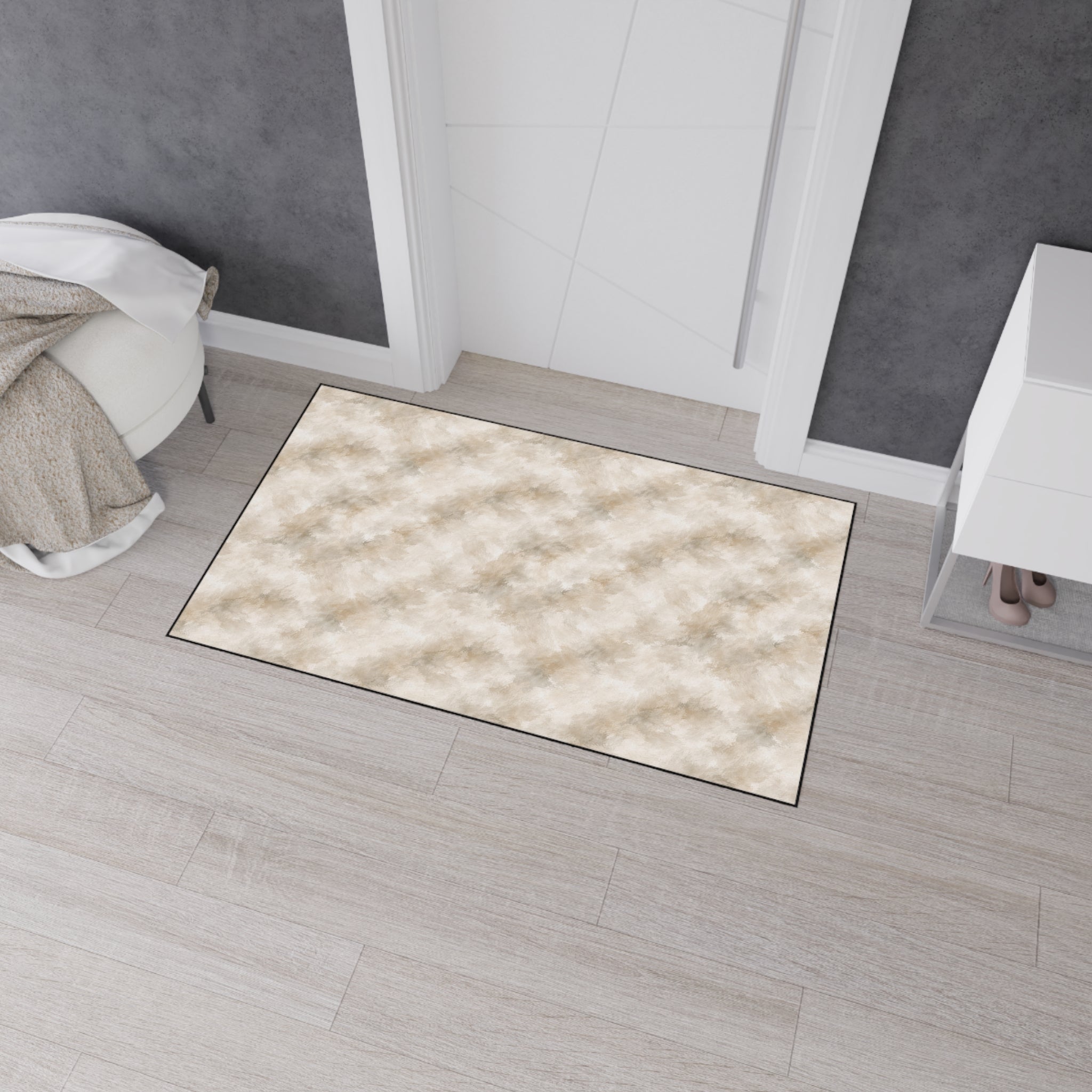 Textured Canvas Utility Floor Mat — Atelier Collection