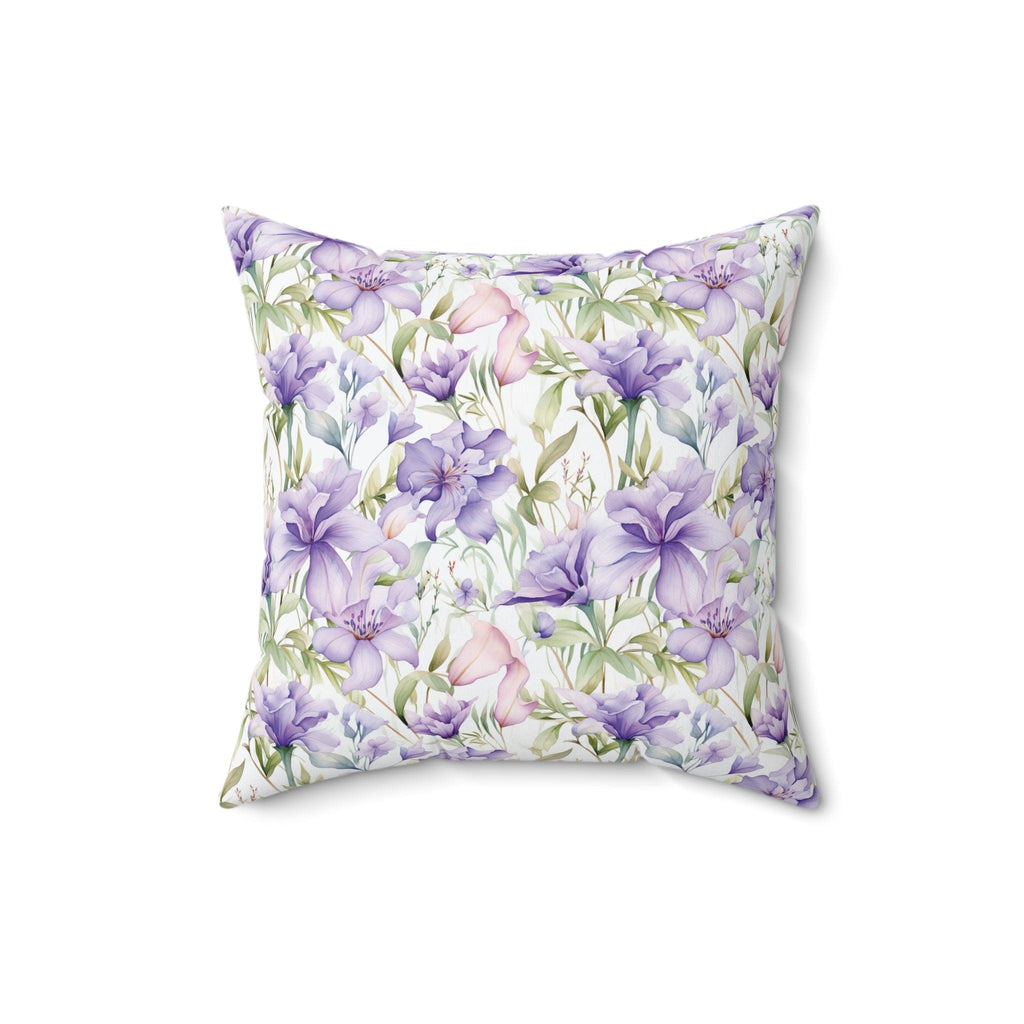 Butterfly and Floral Square Pillow Pet Lover Elegance Charm to Your Décor Stylish Accent Housewarming Gift New House, Bridal Shower Gift - MRSBYVALLE
