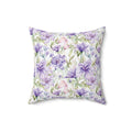 Butterfly and Floral Square Pillow Pet Lover Elegance Charm to Your Décor Stylish Accent Housewarming Gift New House, Bridal Shower Gift - MRSBYVALLE