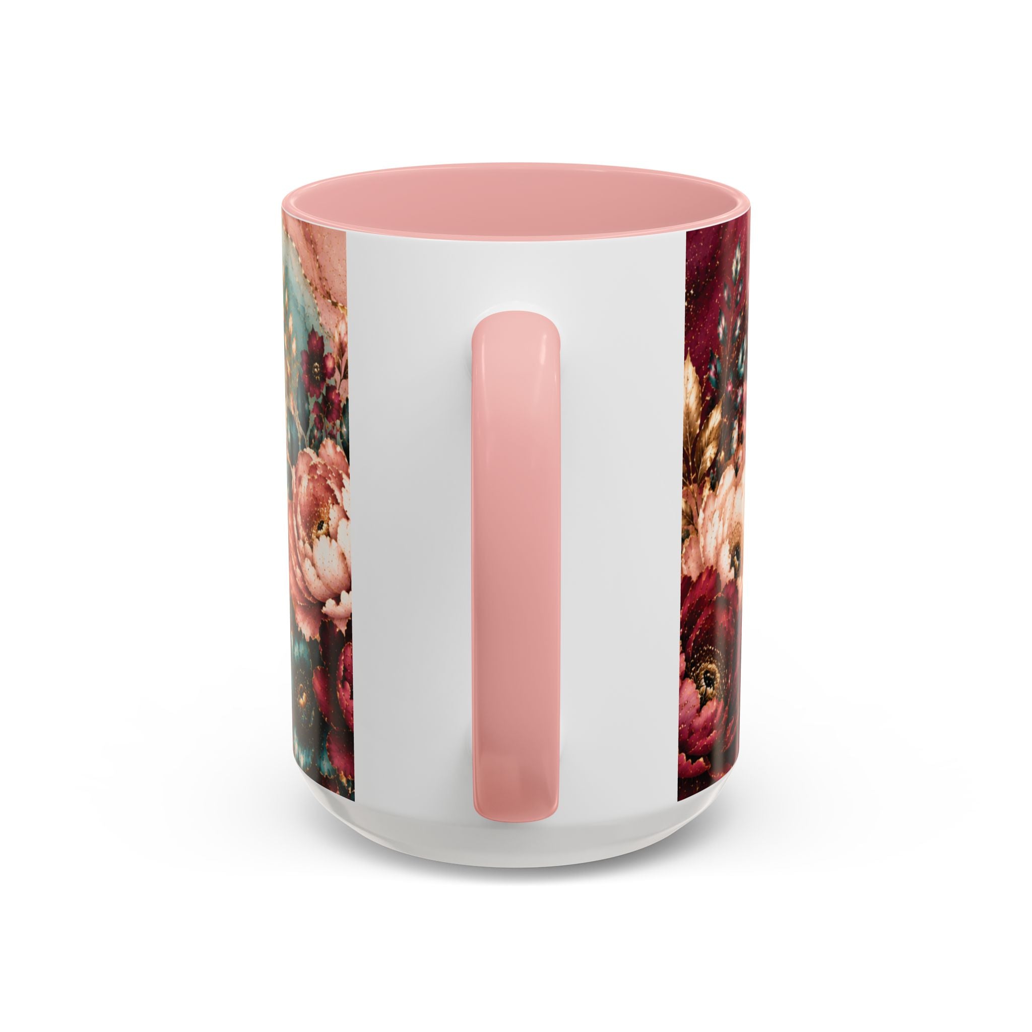 Personalized Name Mug for Women, Inspirational Color Handle Coffee Mug, 11 oz or 15 oz Gift for Her