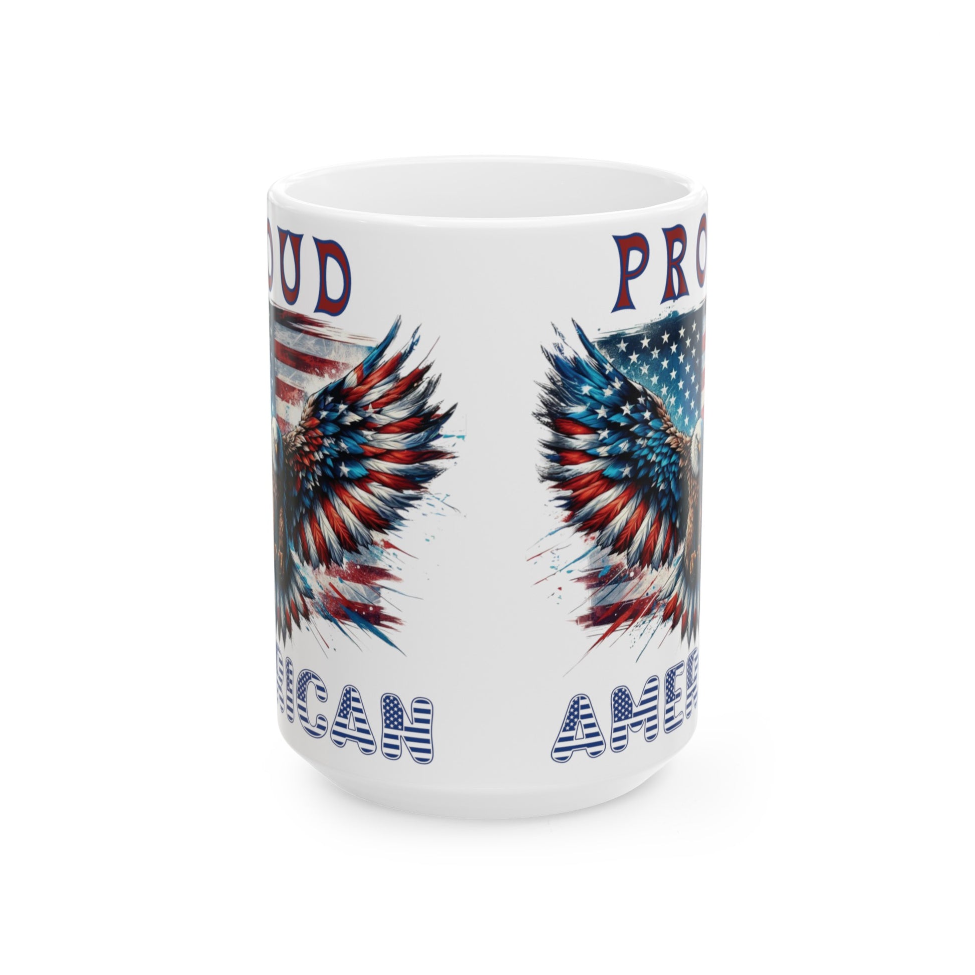 Patriotic American Flag and Eagle Coffee Mug Celebrate Freedom Perfect for Veterans, Patriots, and Proud Americans Ceramic Mug Coffee Ceramic Mugs Perfect for Your Morning Brew - MRSBYVALLE