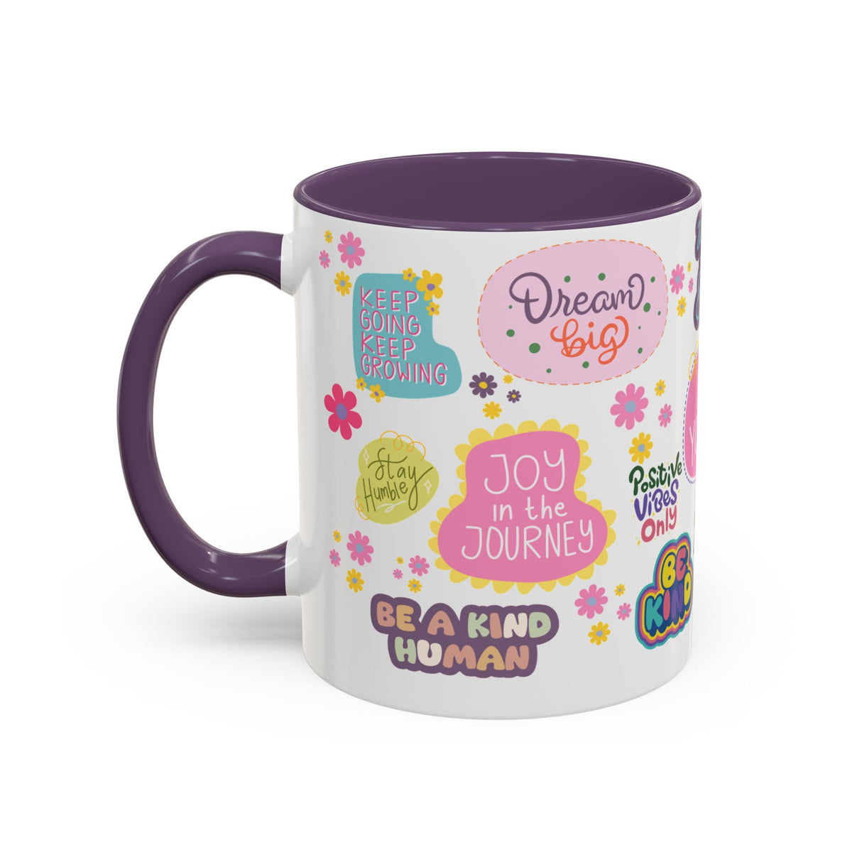 Good Vibes Only Coffee Mug 11 & 15 oz Ceramic Inspirational Cup, Positive Affirmation Gift for Mom, Teacher & Coworker | Morning Motivation Mother's Day, or Cozy Spring Mornings