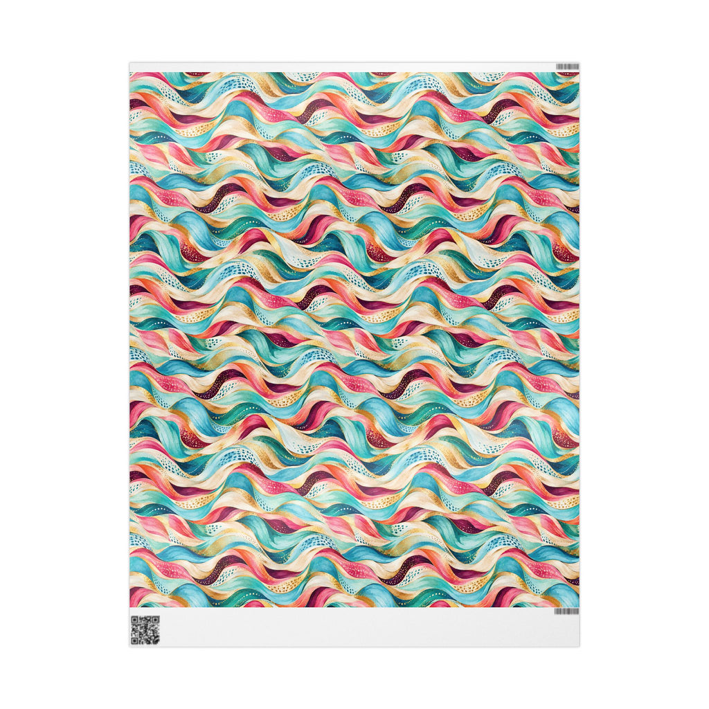Colorful Abstract Wave Wrapping Paper