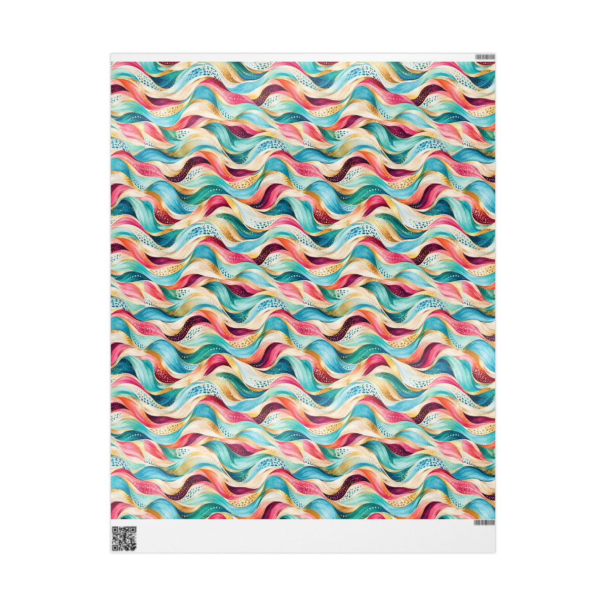 Colorful Abstract Wave Wrapping Paper