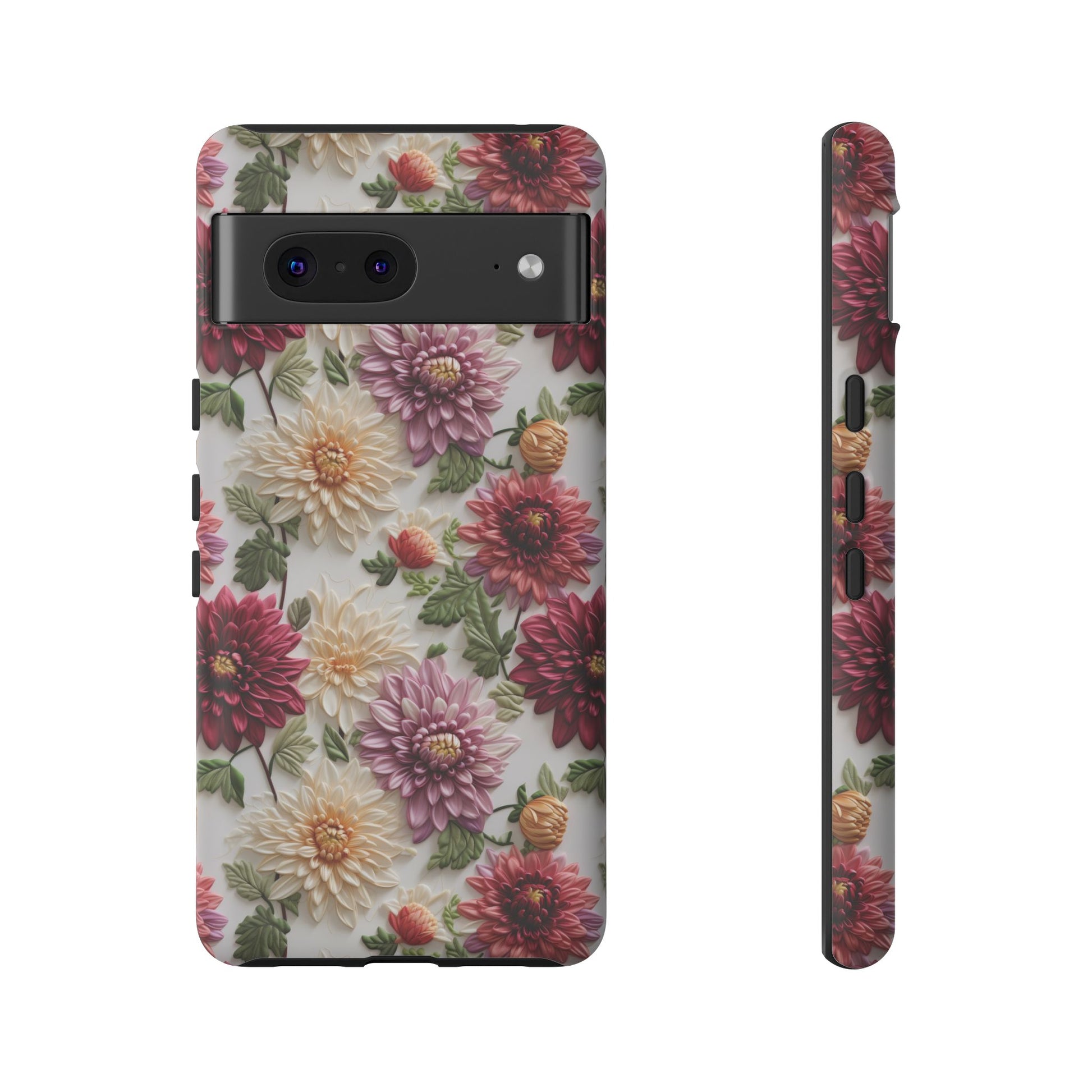 Floral Fall Phone Case for iPhone 16 pro15 14 13 12  21 23 Samsung, and Pixel | Stylish Protective Cover Gift for Her Perfect for Floral Lover