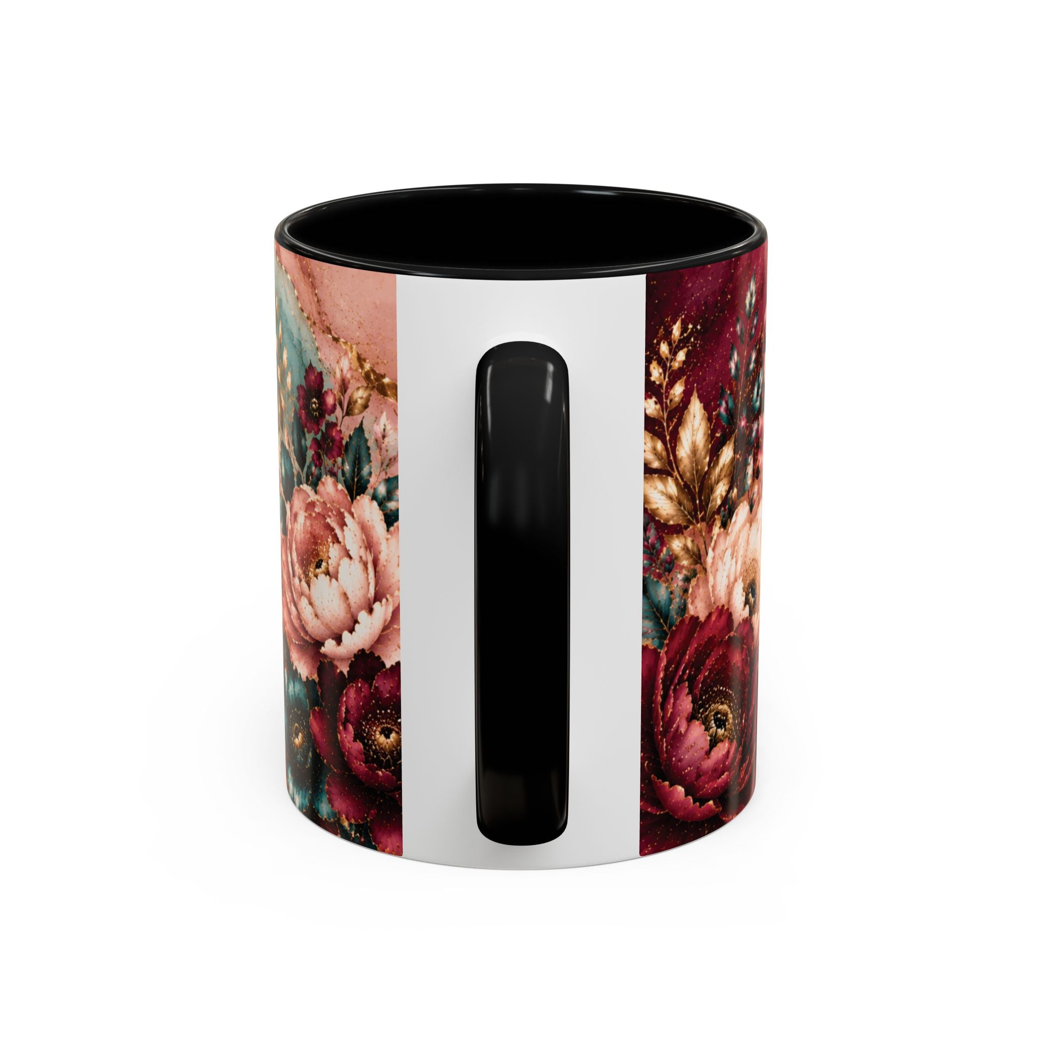 Personalized Name Mug for Women, Inspirational Color Handle Coffee Mug, 11 oz or 15 oz Gift for Her