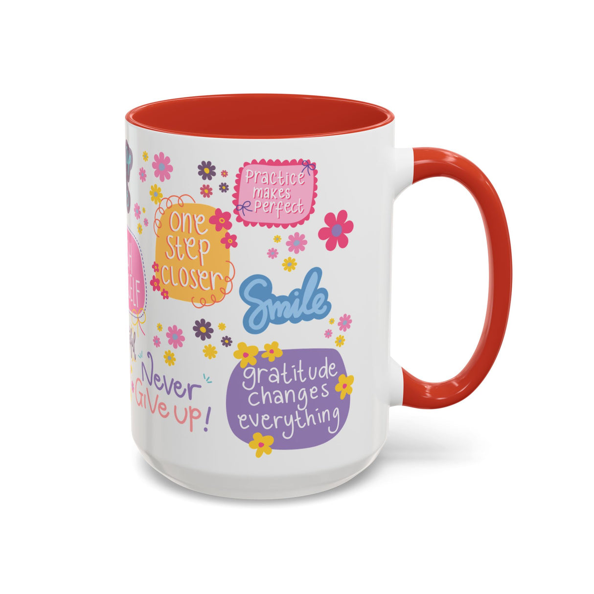 Good Vibes Only Coffee Mug 11 & 15 oz Ceramic Inspirational Cup, Positive Affirmation Gift for Mom, Teacher & Coworker | Morning Motivation Mother's Day, or Cozy Spring Mornings