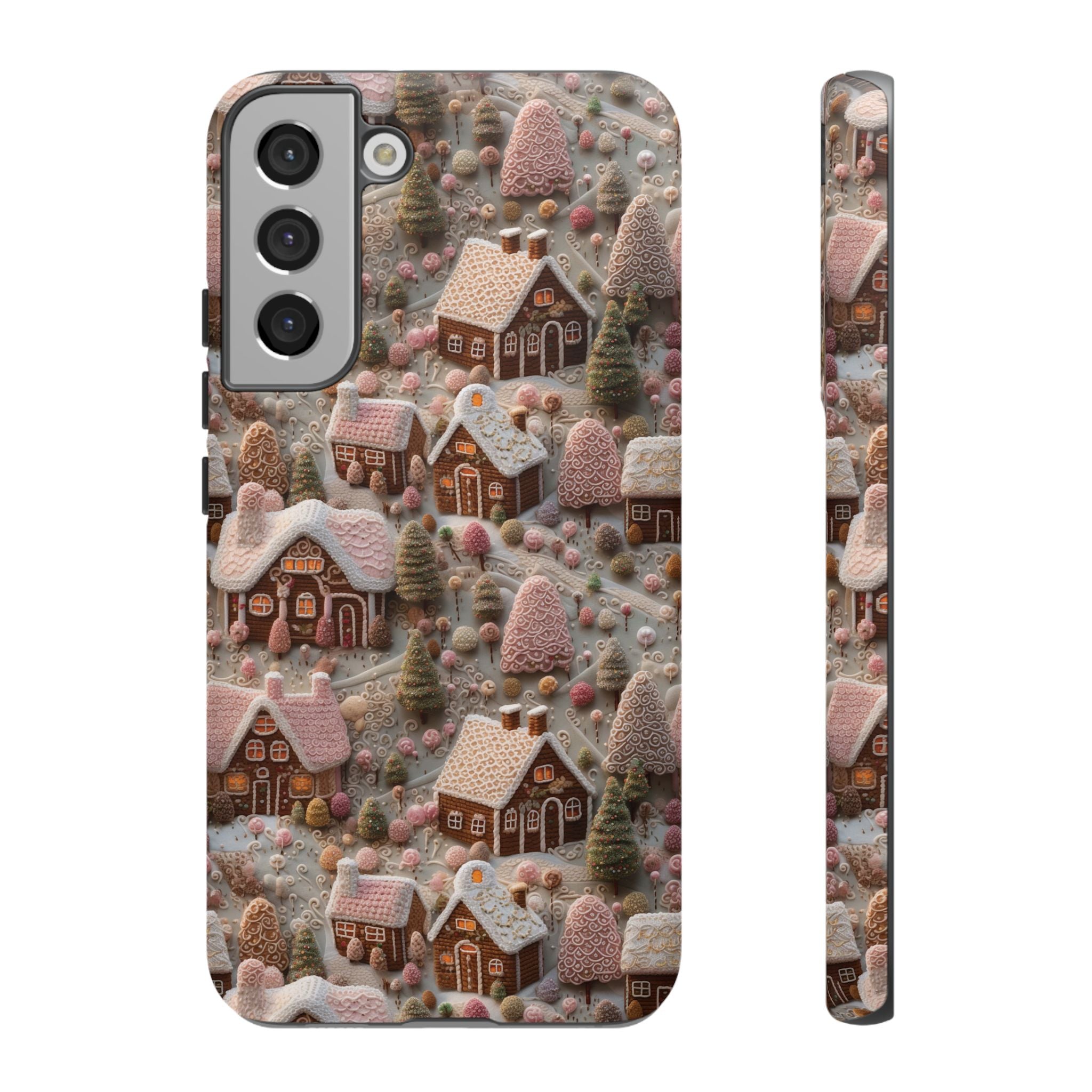 Gingerbread House 3D Phone Case Durable for iPhone Samsung Gift iPhone 15, 14, 13 Samsung Pixel Gift for Mom Accessory Gift for Her