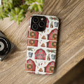 Coque de téléphone de Noël au design Ferme - Housse élégante et protectrice pour tous les modèles Cadeau pour maman Accessoire cadeau pour elle