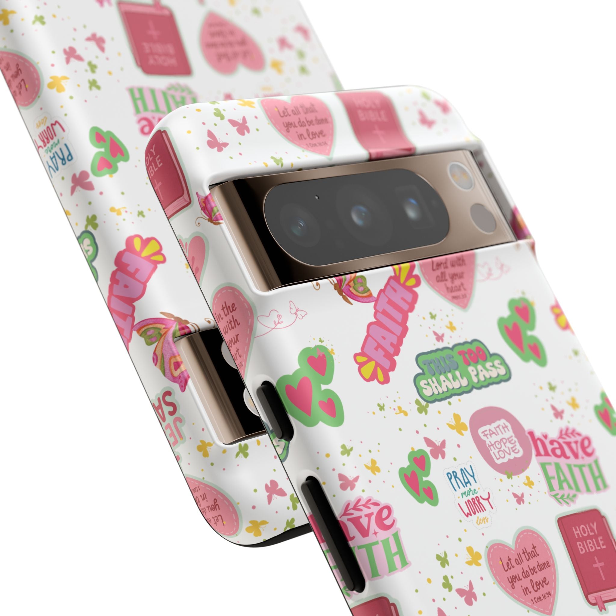 Carry Your Faith Everywhere | Christian Tough Phone Case with Bible Verse or Affirmation | Protective, Inspirational Gift for Christians