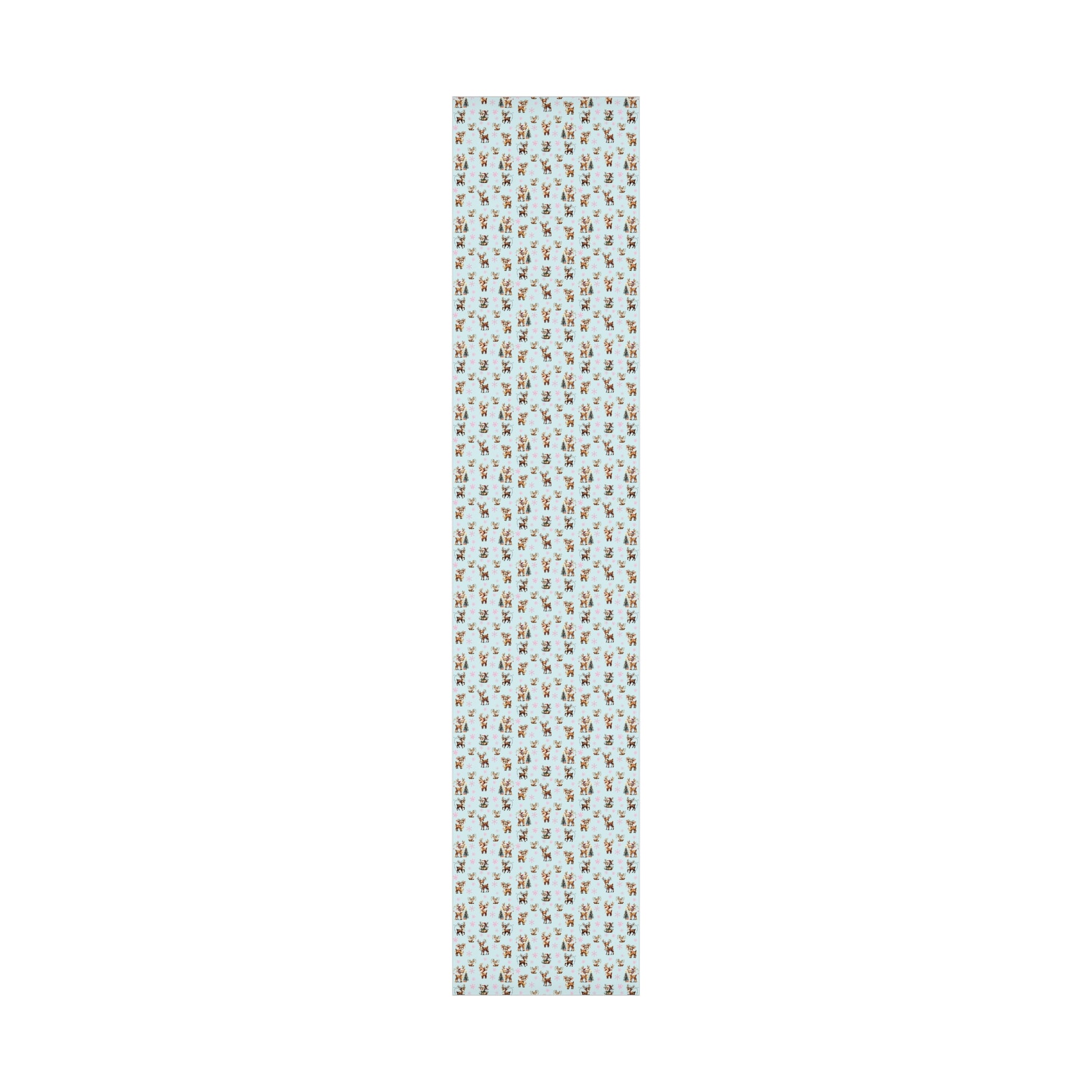 Watercolor Reindeer Christmas Wrapping Paper Elegant Holiday Gift Wrap Featuring Whimsical Deer Design | Perfect for Festive Presents, Available in Multiple Sizes for Every Gift - MRSBYVALLE