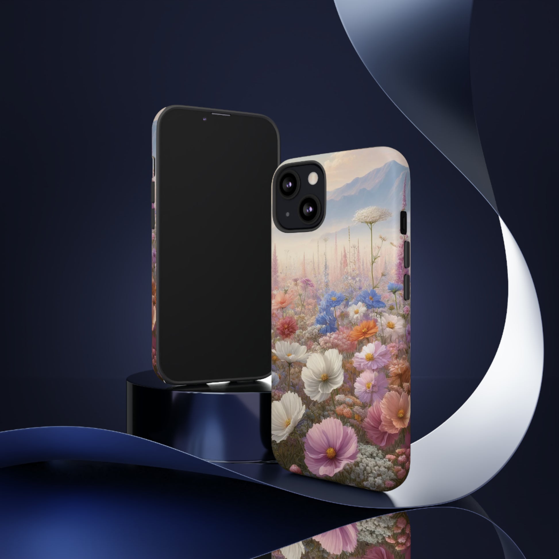 Phone Case Floral Boho Luxury Tough Case Floral Elegant Durable Stylish for Modern Devices iPhone 15, Samsung iPhone Samsung Accessory Gift for Her.