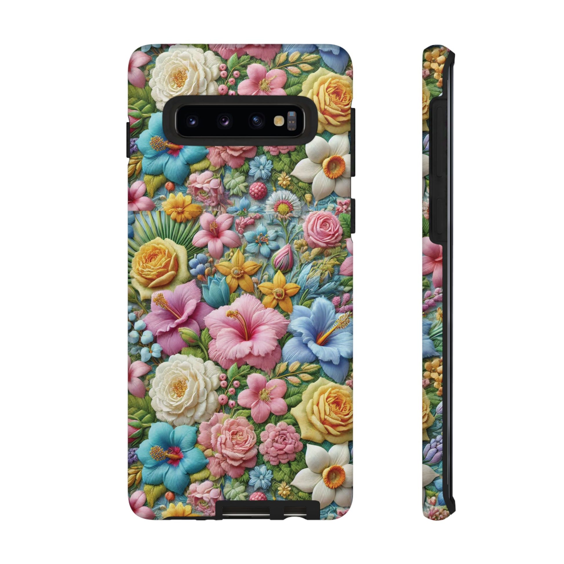 Elegant Pastel Flower Phone Case – Beautiful Floral Design, Durable Protection for Your Device, Stylish and Lightweight, Perfect Gift for Flower Lovers