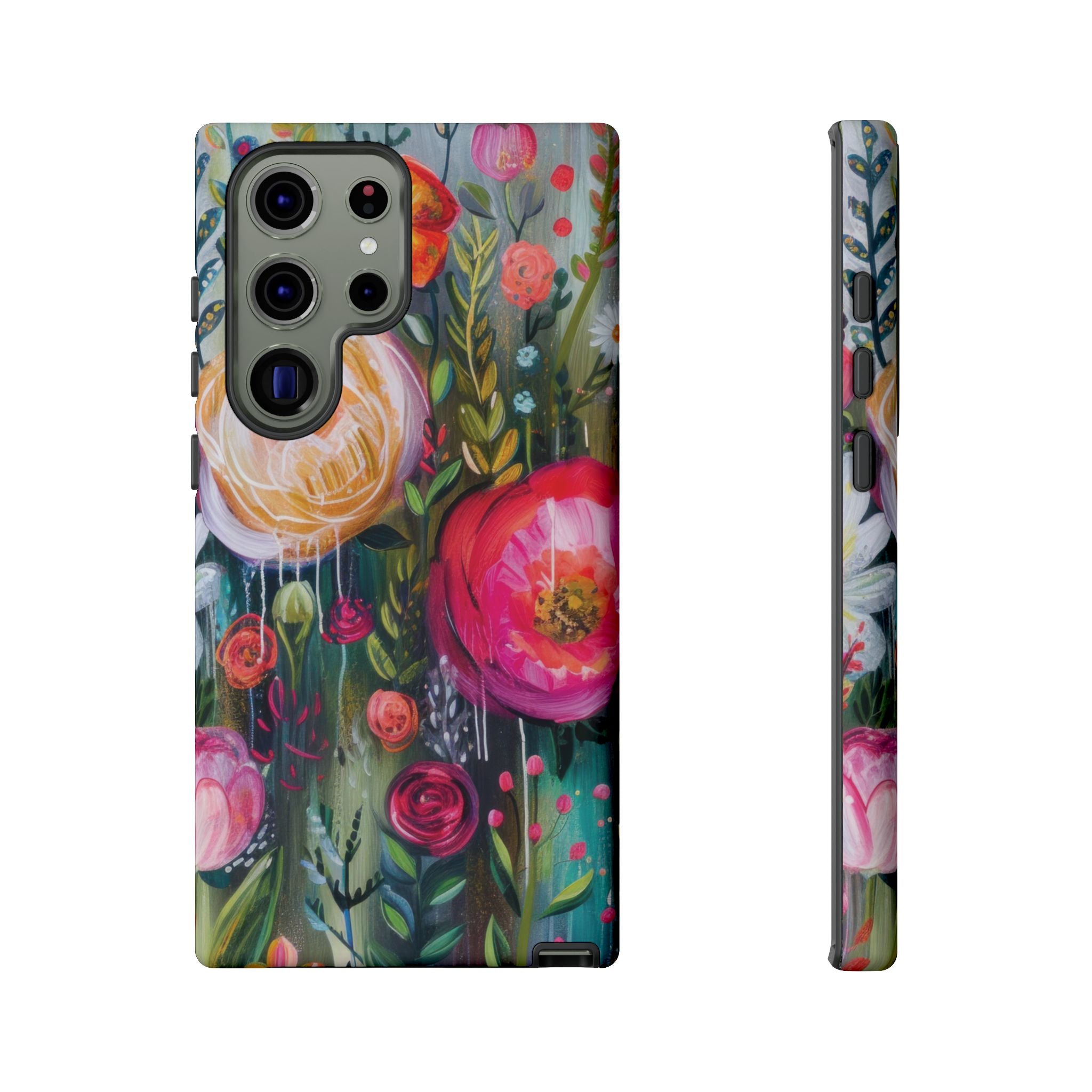 Watercolor Boho Floral Phone Case for iPhone 17 case Samsung, and Pixel | Stylish Protective Cover Gift for Her Perfect for Floral Lover