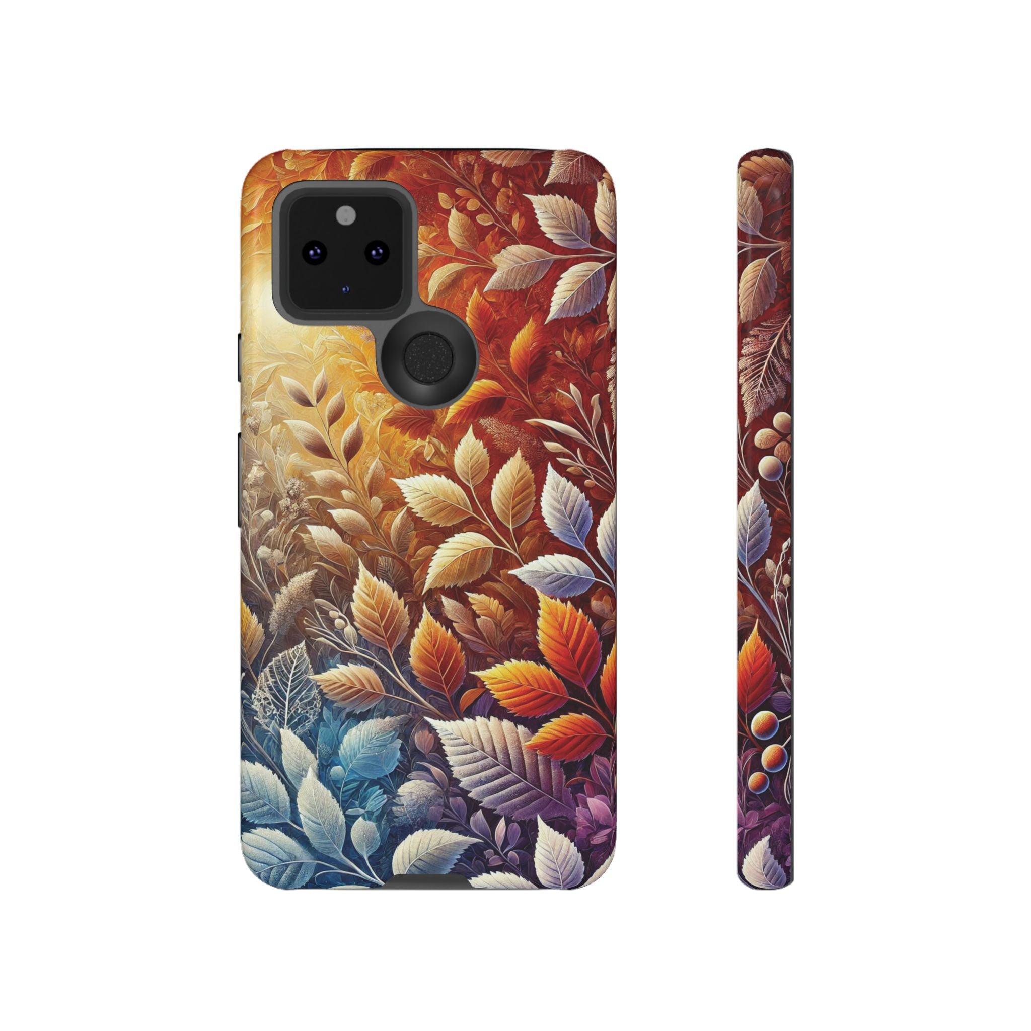 Beautiful Colorful Leaves Phone Case Vibrant Autumn Design for iPhone & Samsung, Durable Protection with Eye Catching Style, Perfect for Nature Lovers & Seasonal Charm Gift for Her